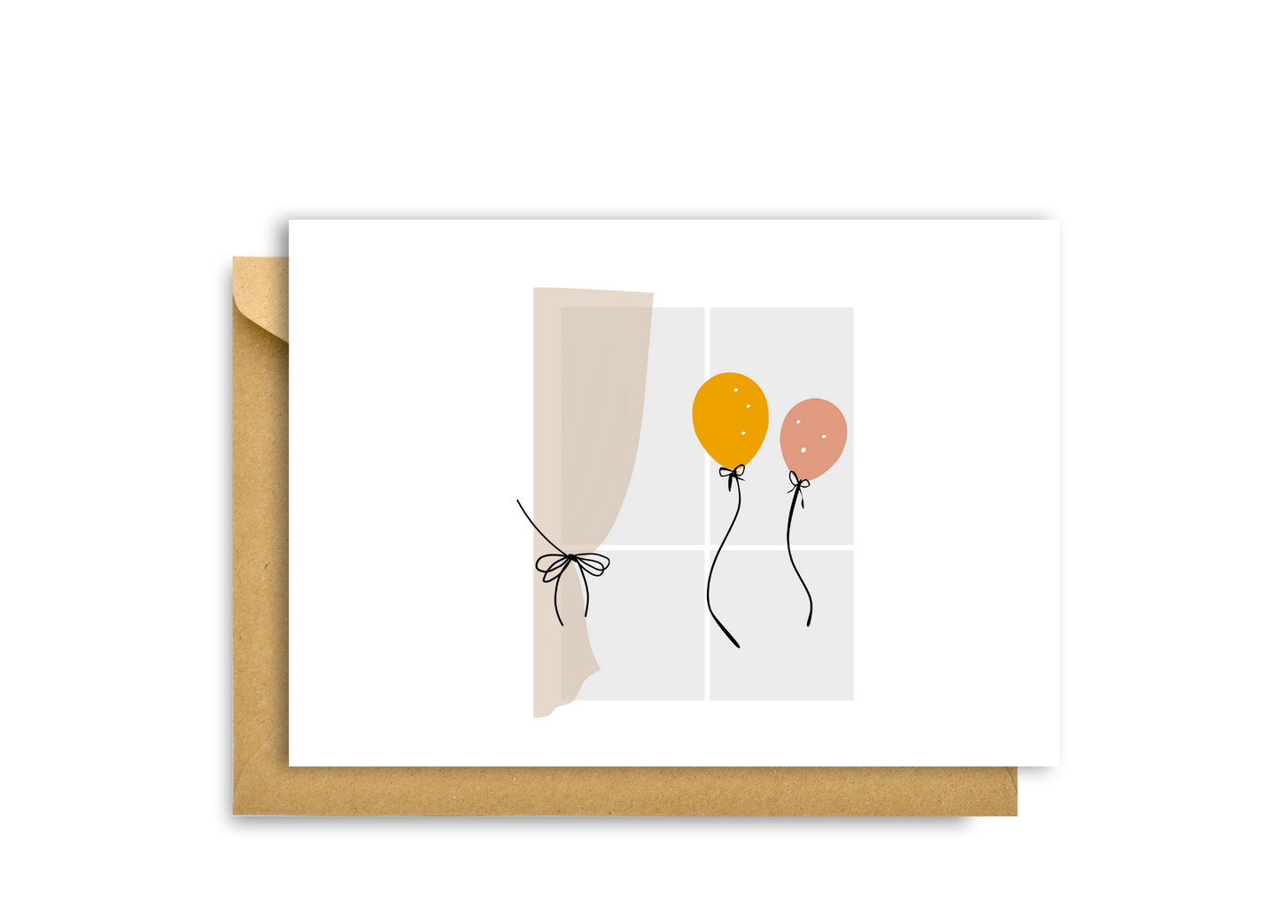WINDOW & BALLOON CARD