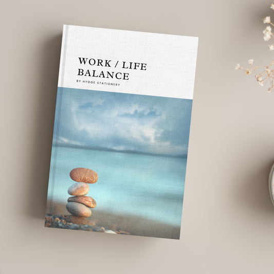 WORK/ LIFE BALANCE, HARDCOVER NOTEBOOK