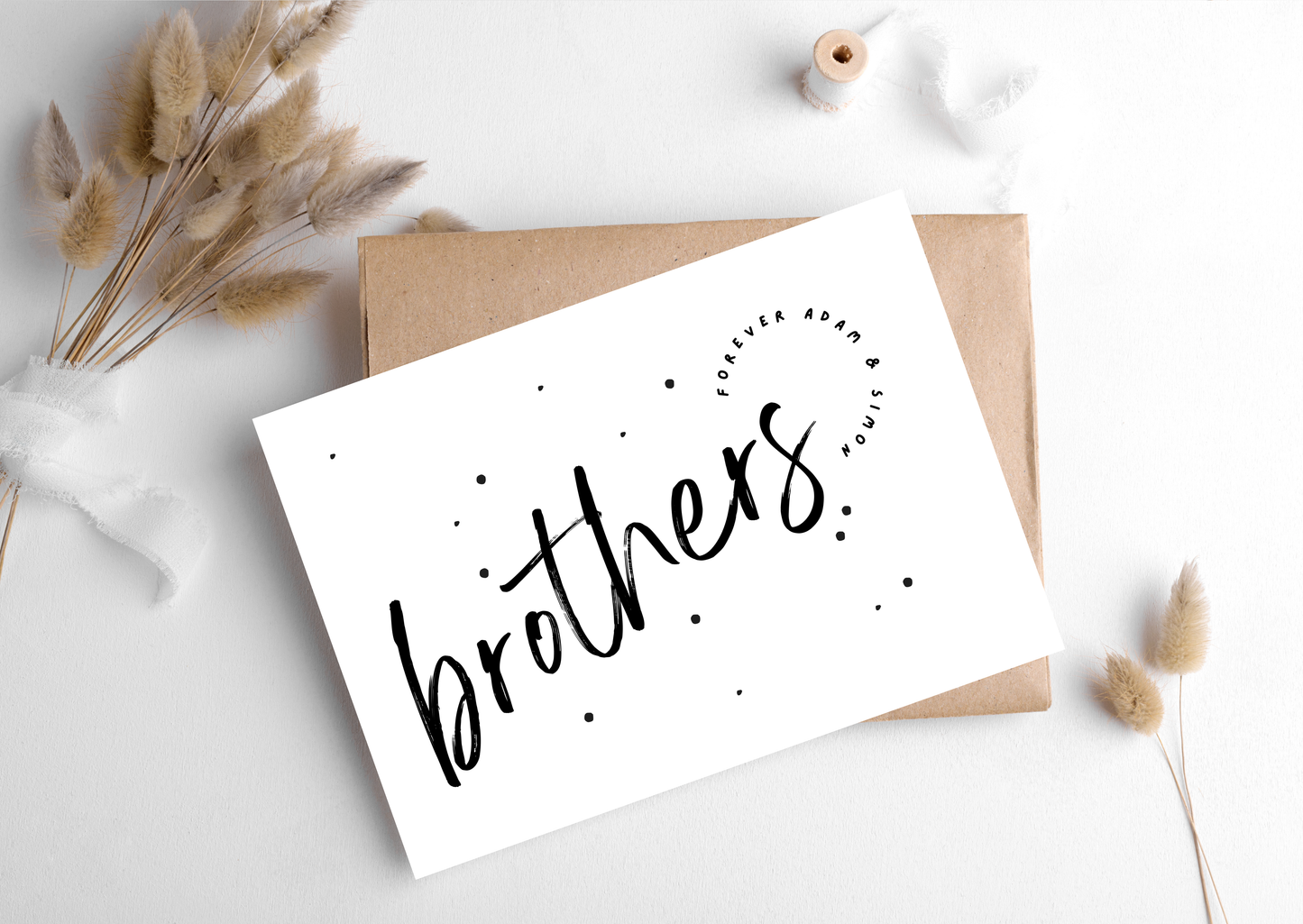 BROTHERS FOREVER CARD