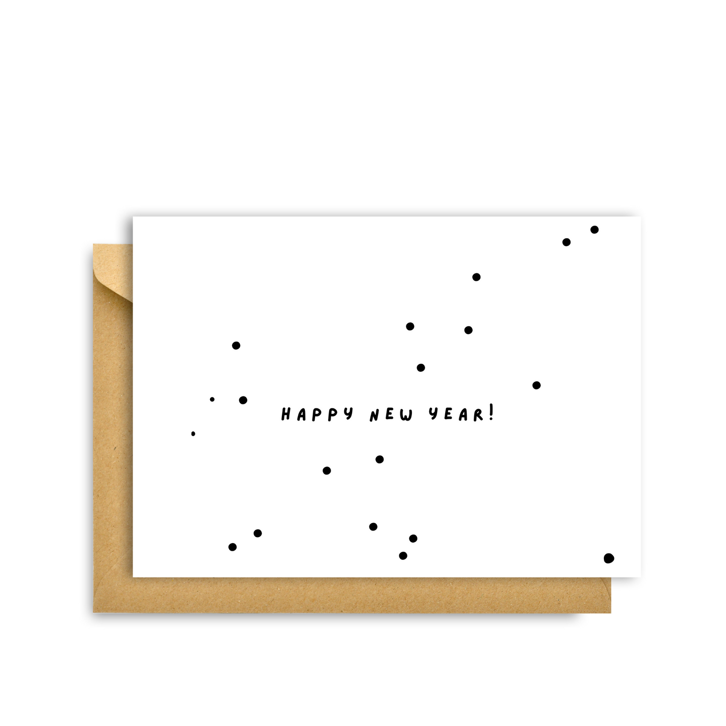 HAPPY NEW YEAR DOTS CARD