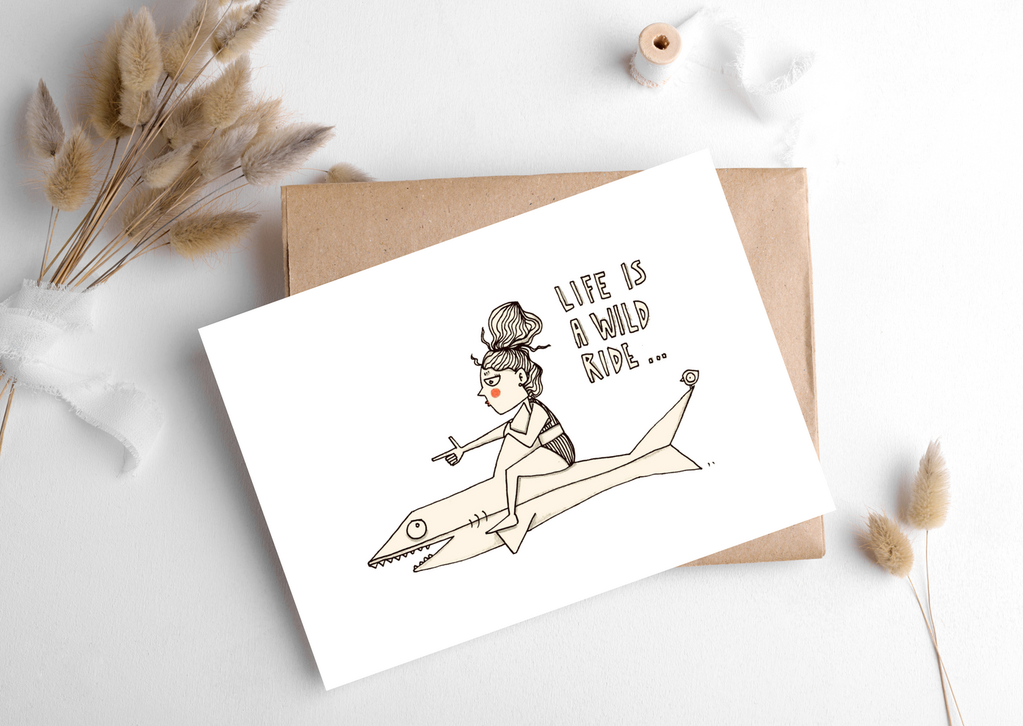 Life Is A Wild Ride Card