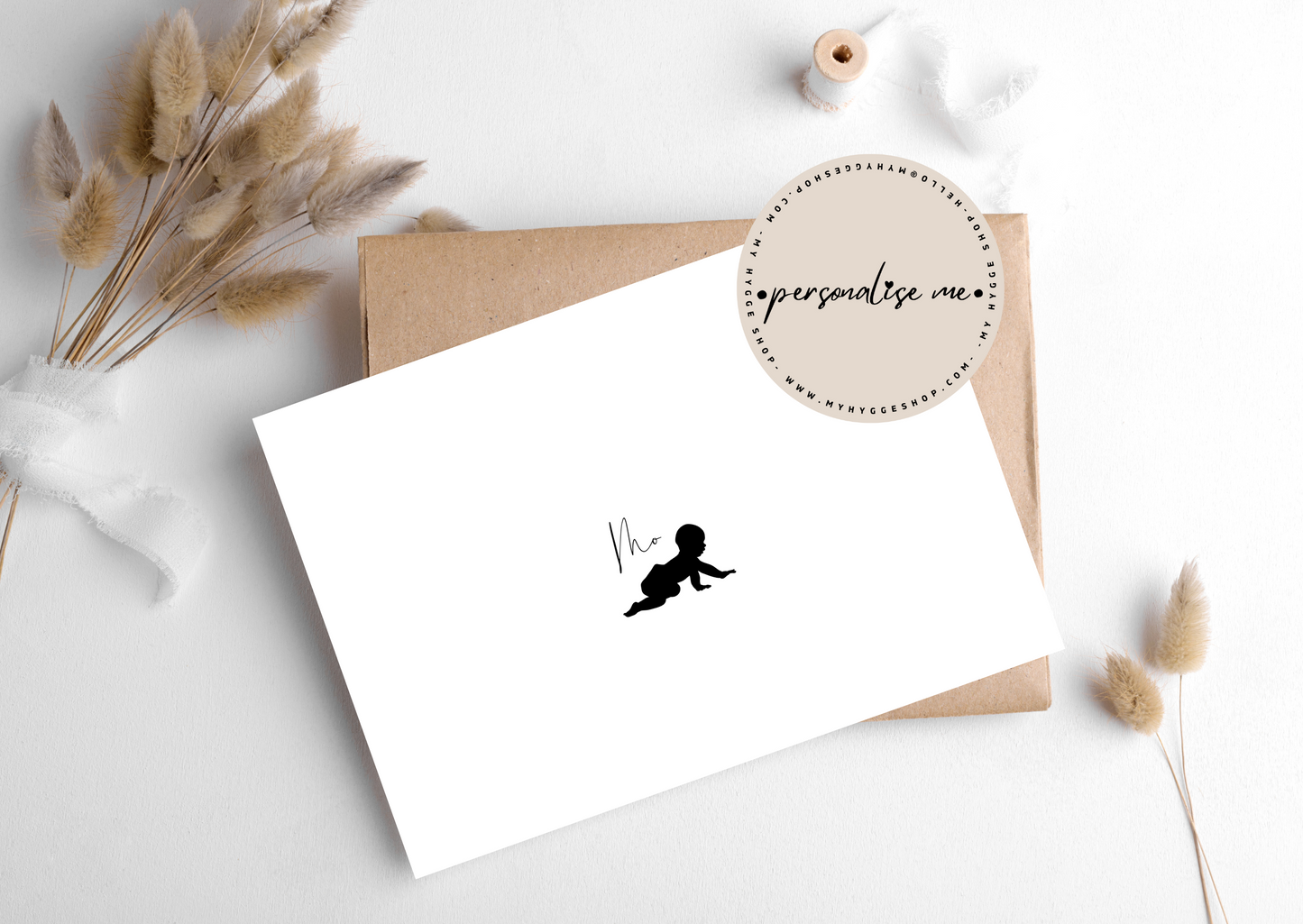 PERSONALISED BABY NAME CARD