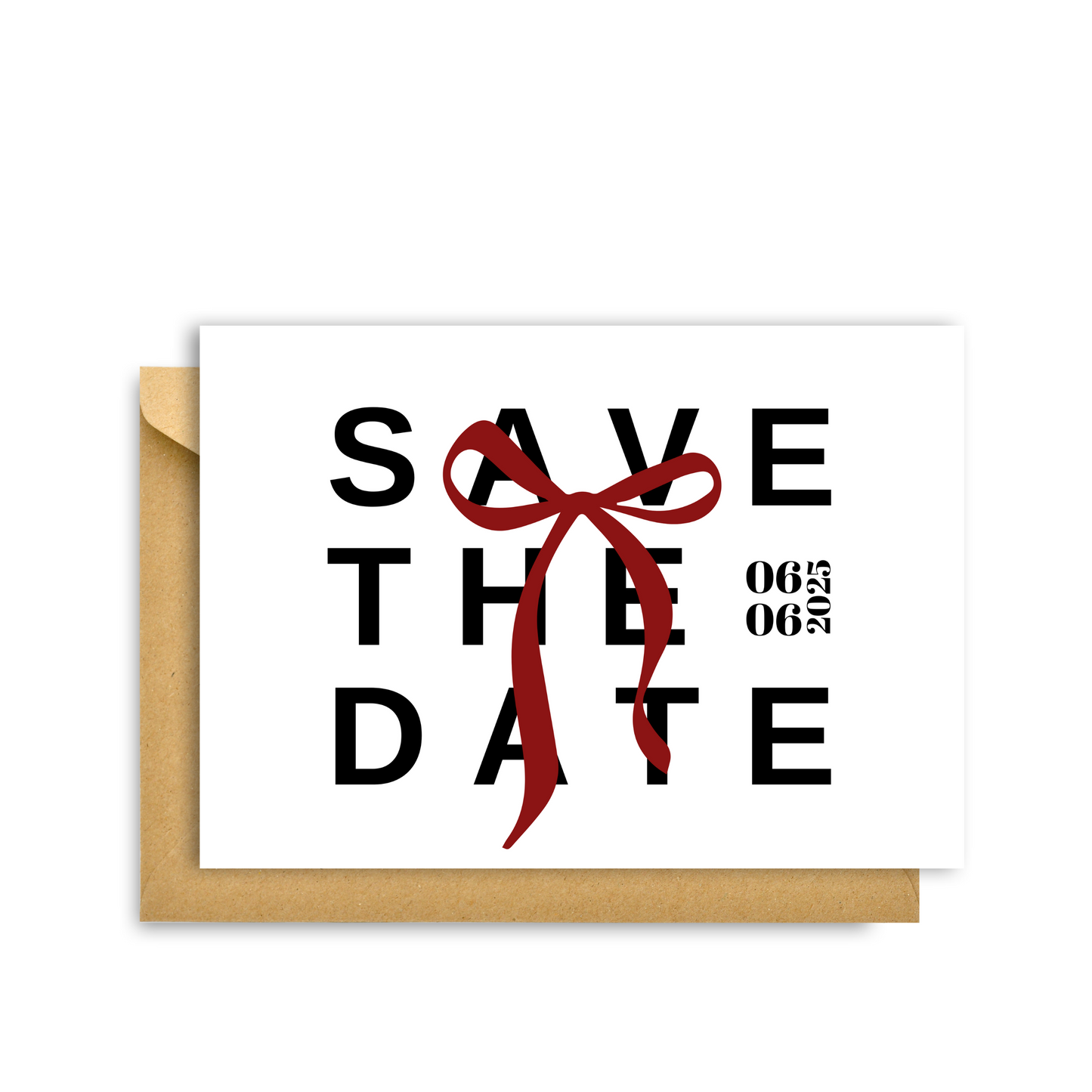PERSONALISED SAVE THE DATE CARD