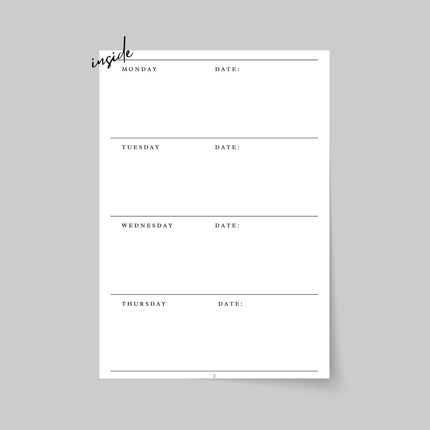 DAILY POCKET PLANS, NOTEBOOK