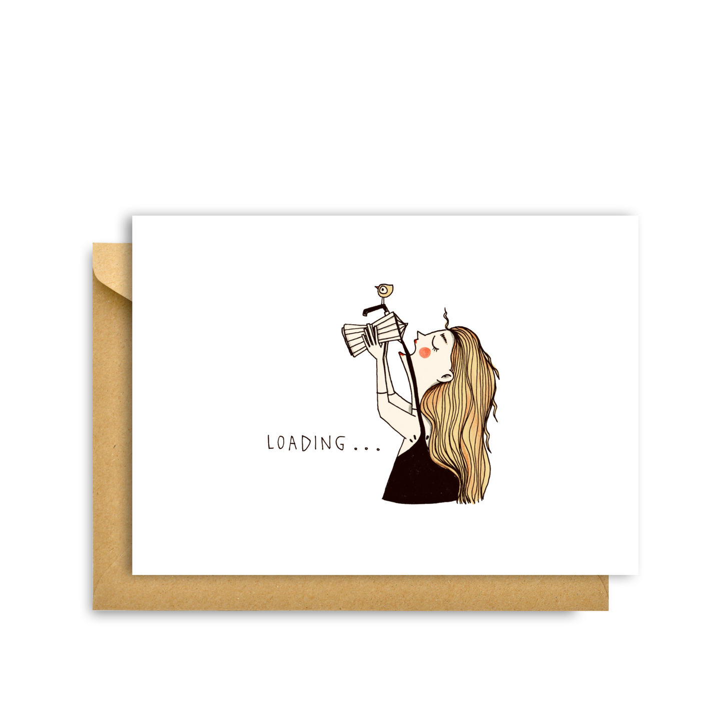 Coffee Is Loading Card