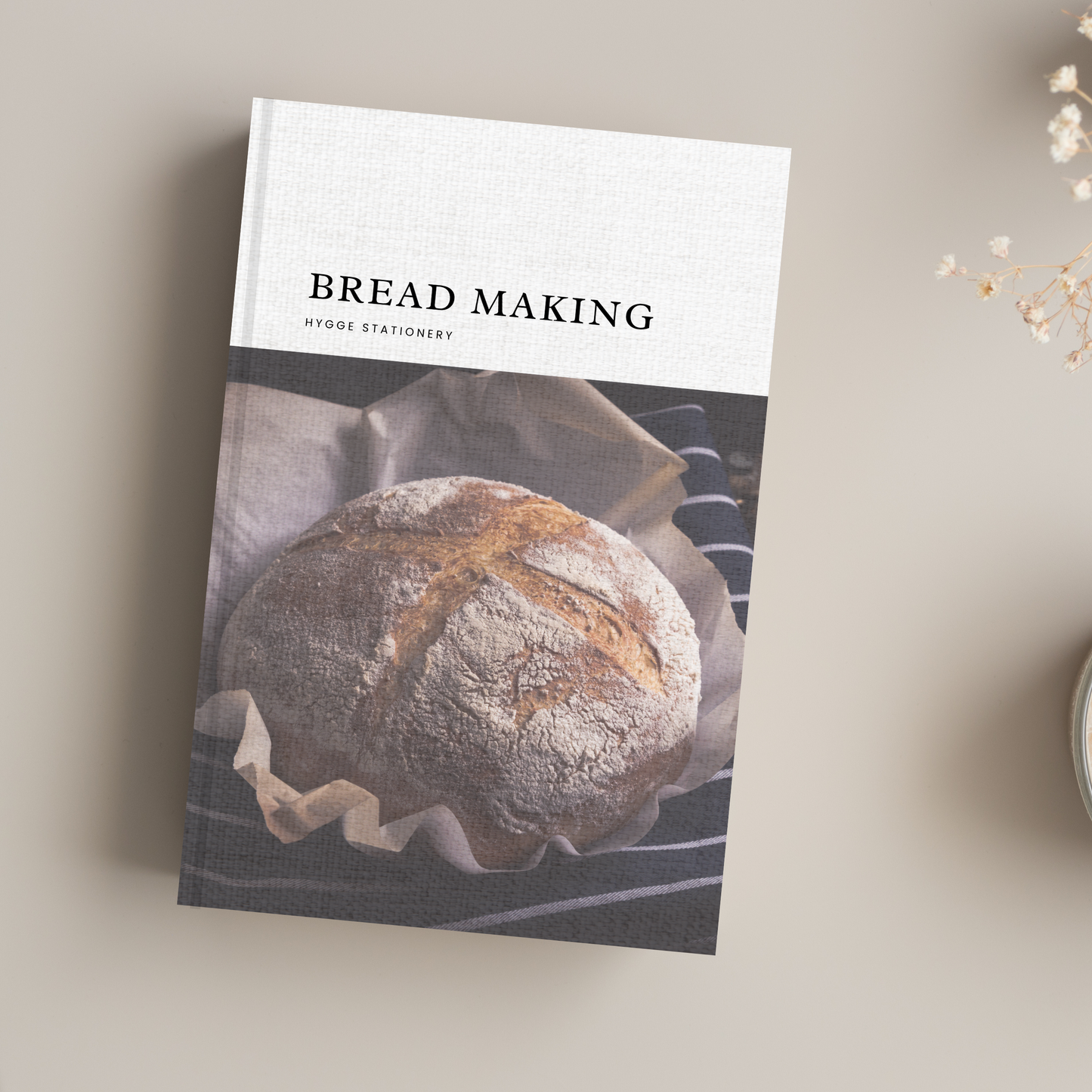 BREAD MAKING JOURNAL, LINED NOTEBOOK