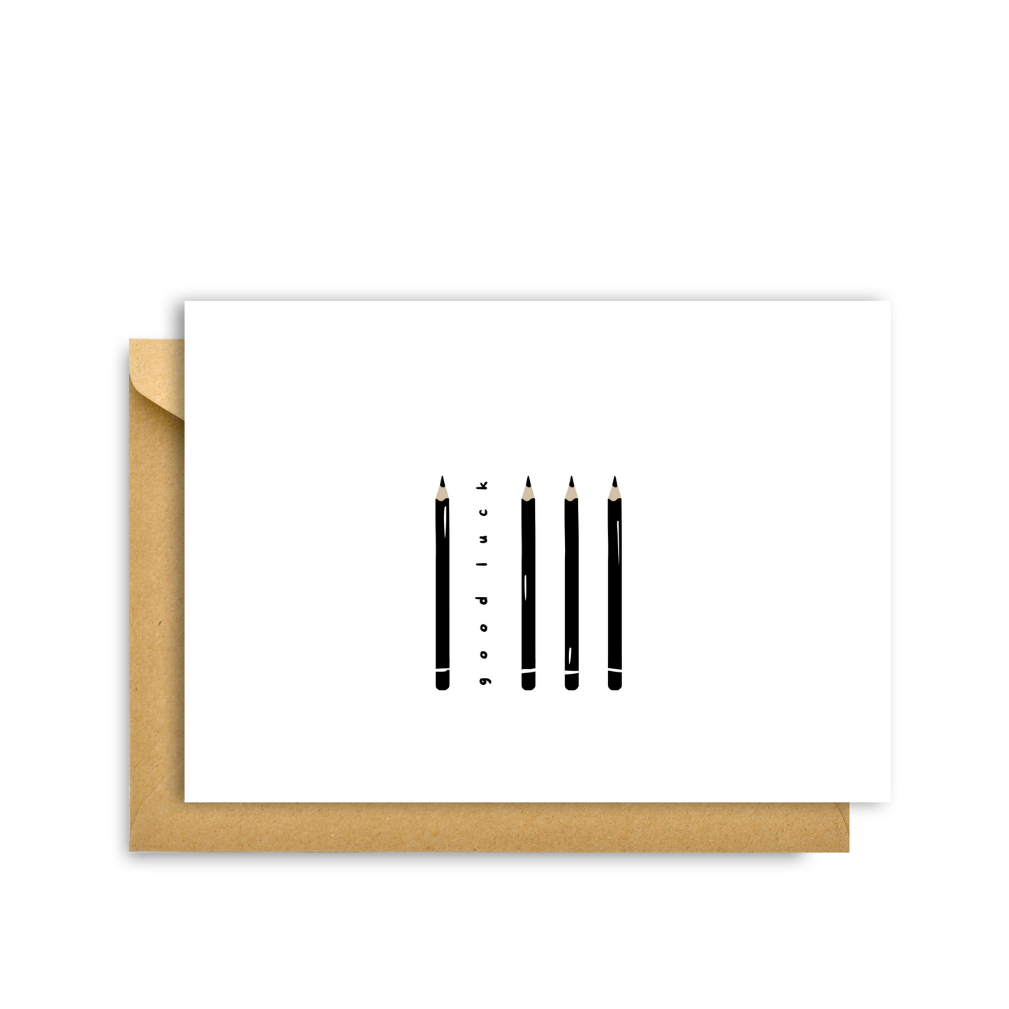 GOOD LUCK PENCIL CARD