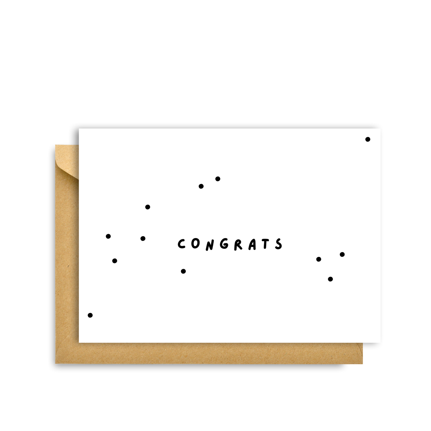 CONGRATS FONT CARD