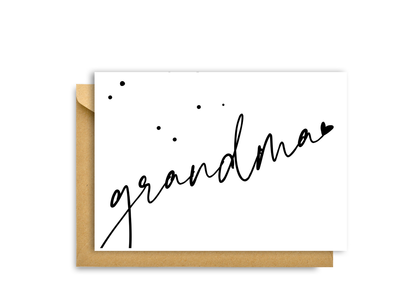 GRANDMA HANDWRITING CARD