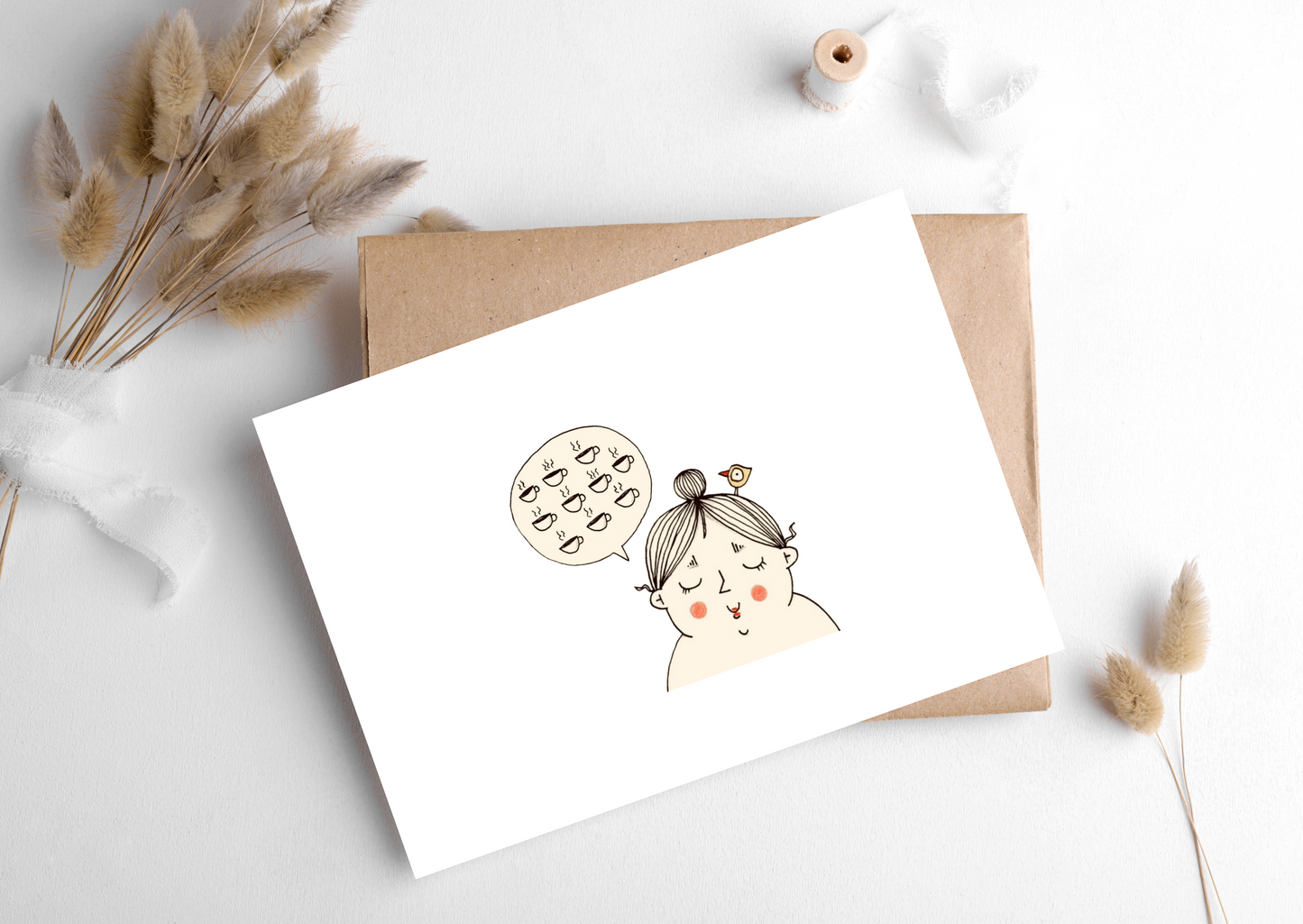 Coffee In My Mind Card
