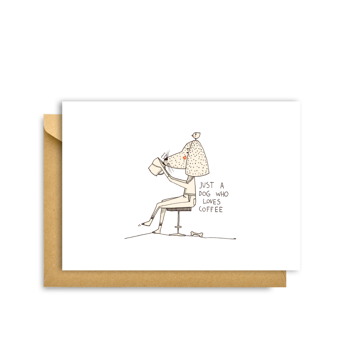 Just A Dog & Coffee Card