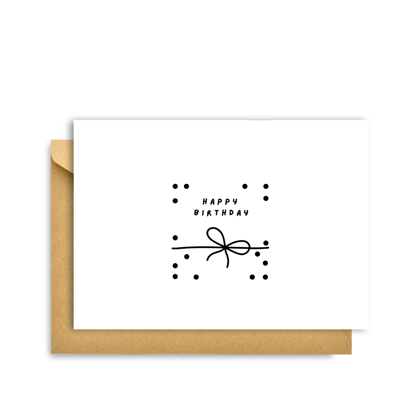 HAPPY BIRTHDAY GIFT DOTS CARD