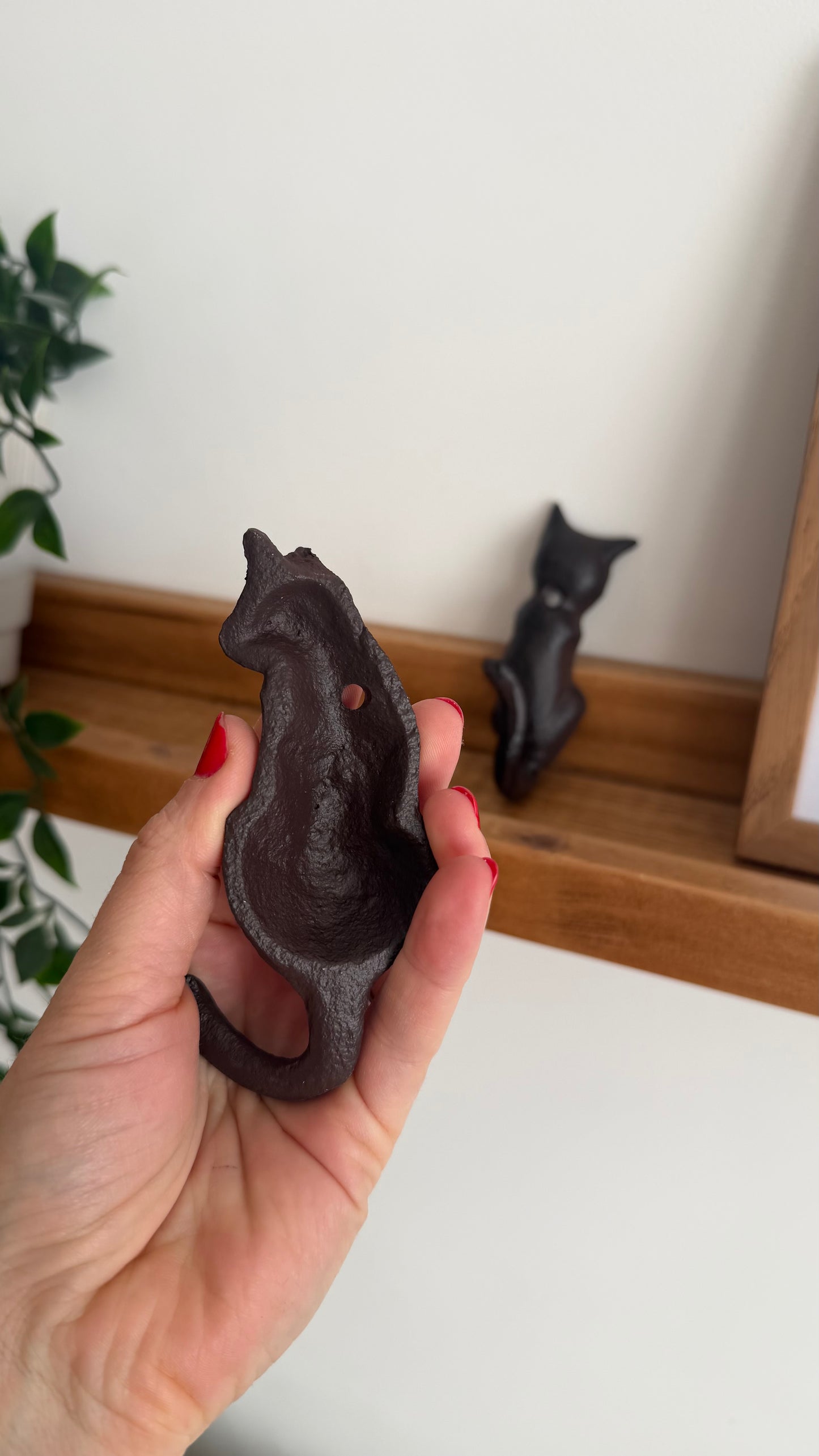 Cast Iron Cat Tail Hook