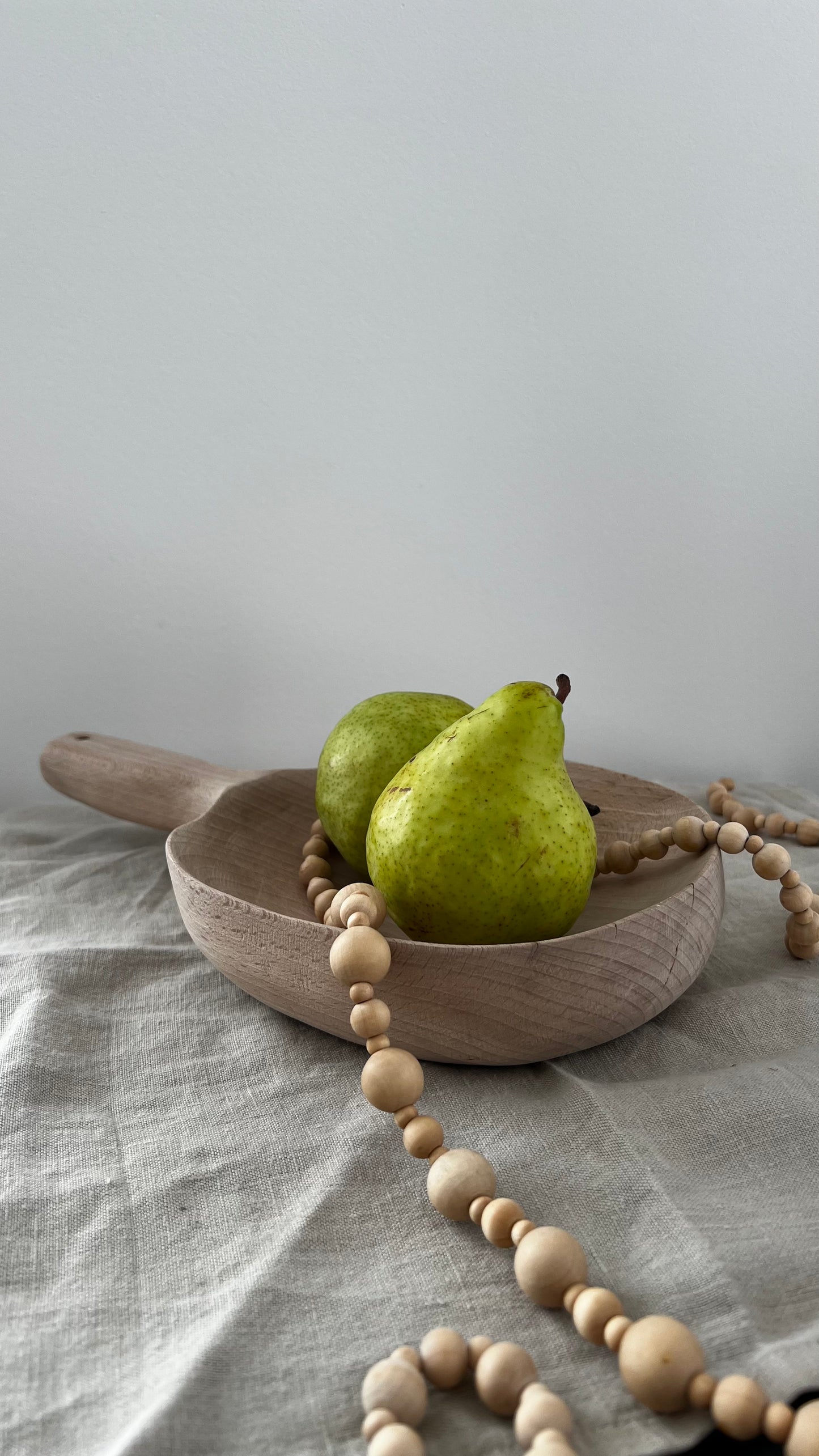 Hand curved wooden board
