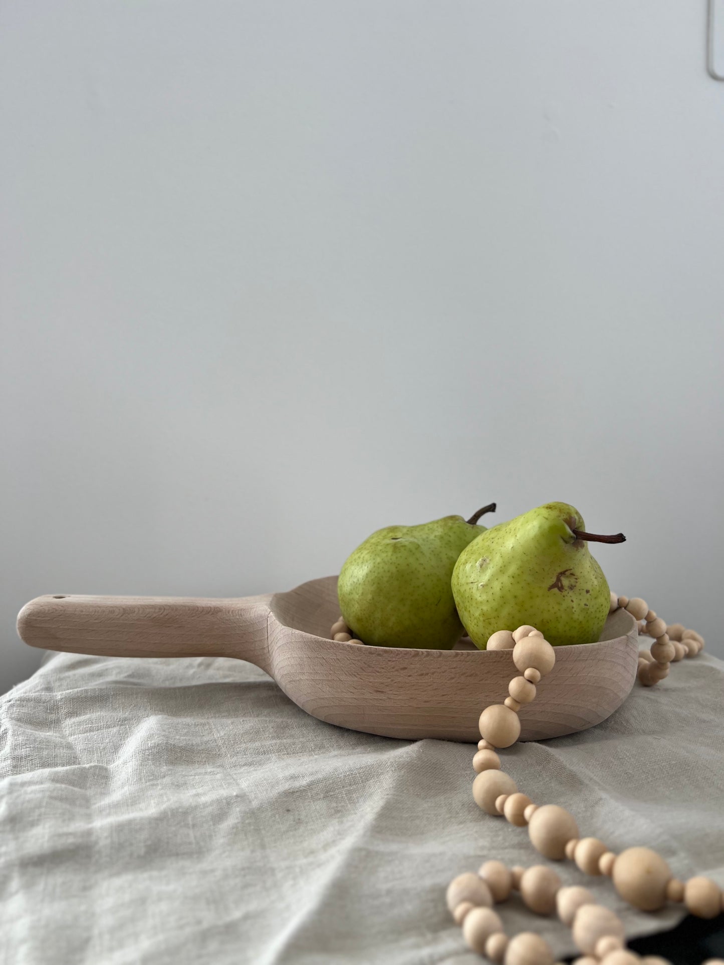 Hand curved wooden board