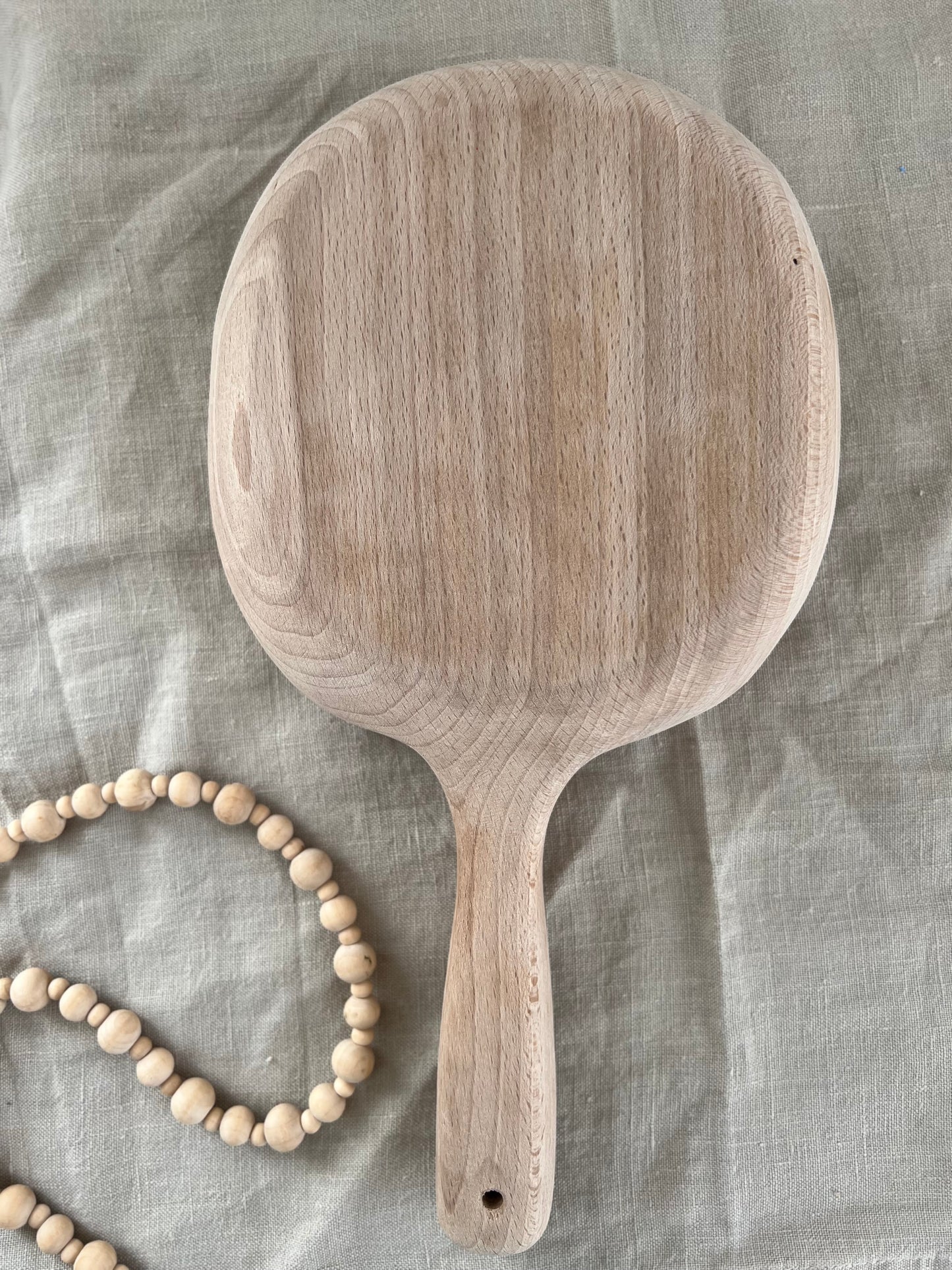 Hand curved wooden board