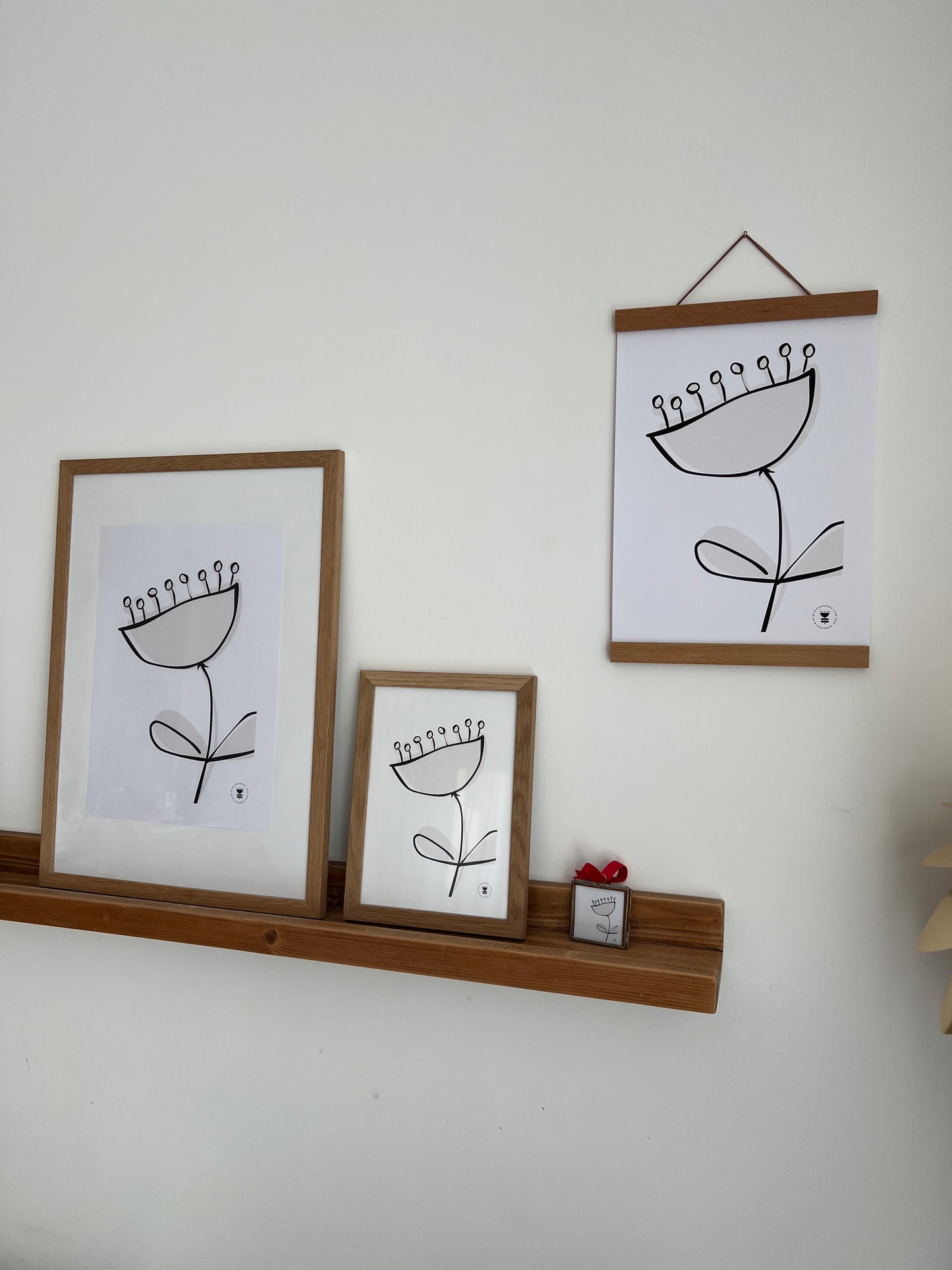 MAGNETIC FRAME - 21 CM - OAK