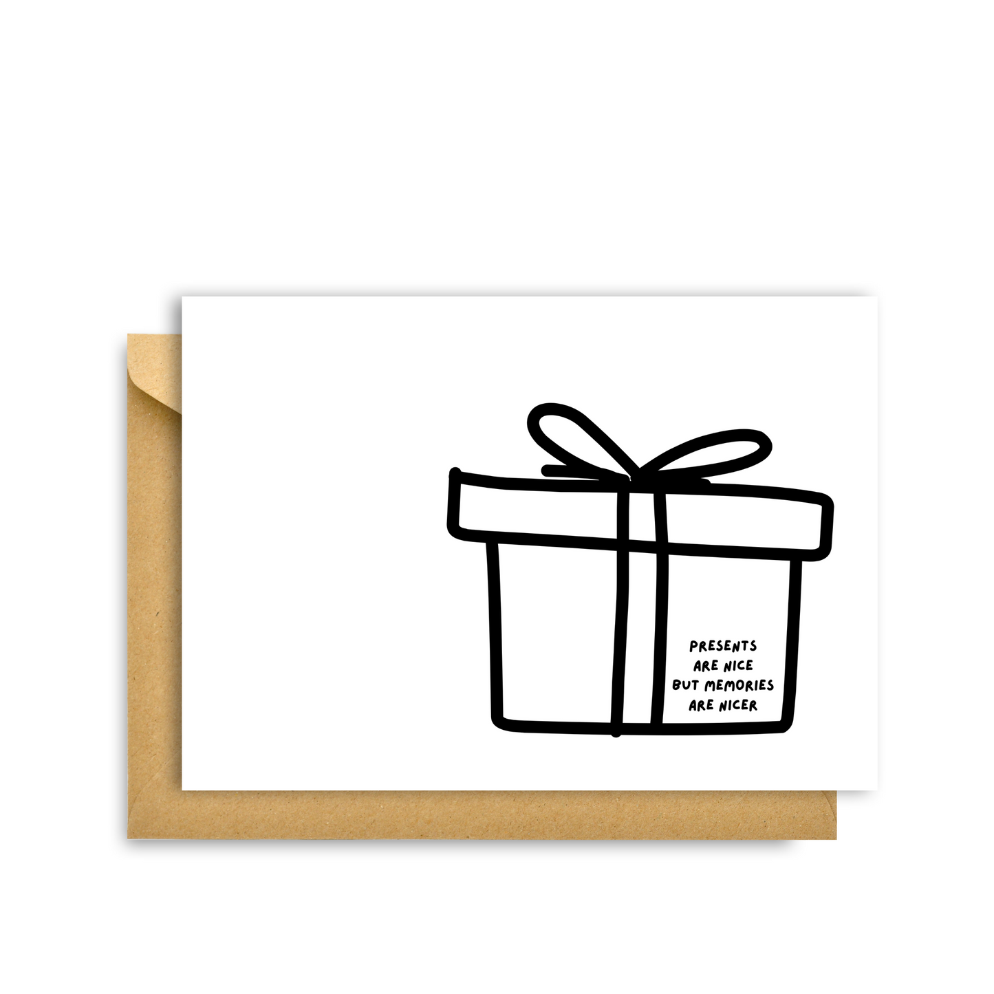 MEMORIES ARE NICER CARD