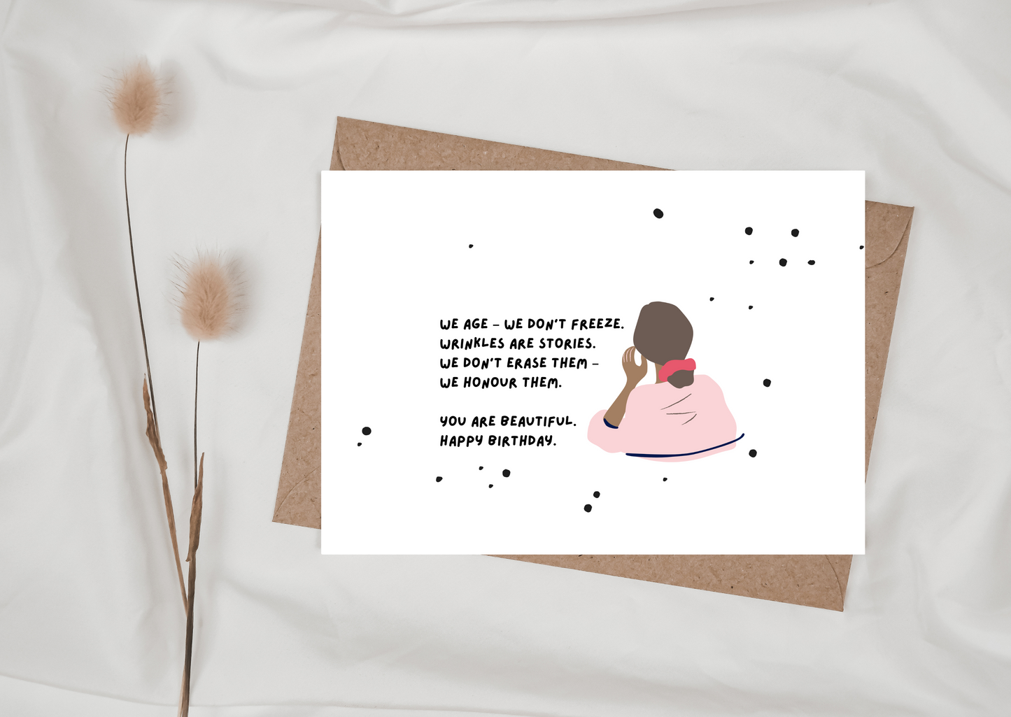 WE AGE, HAPPY BIRTHDAY CARD