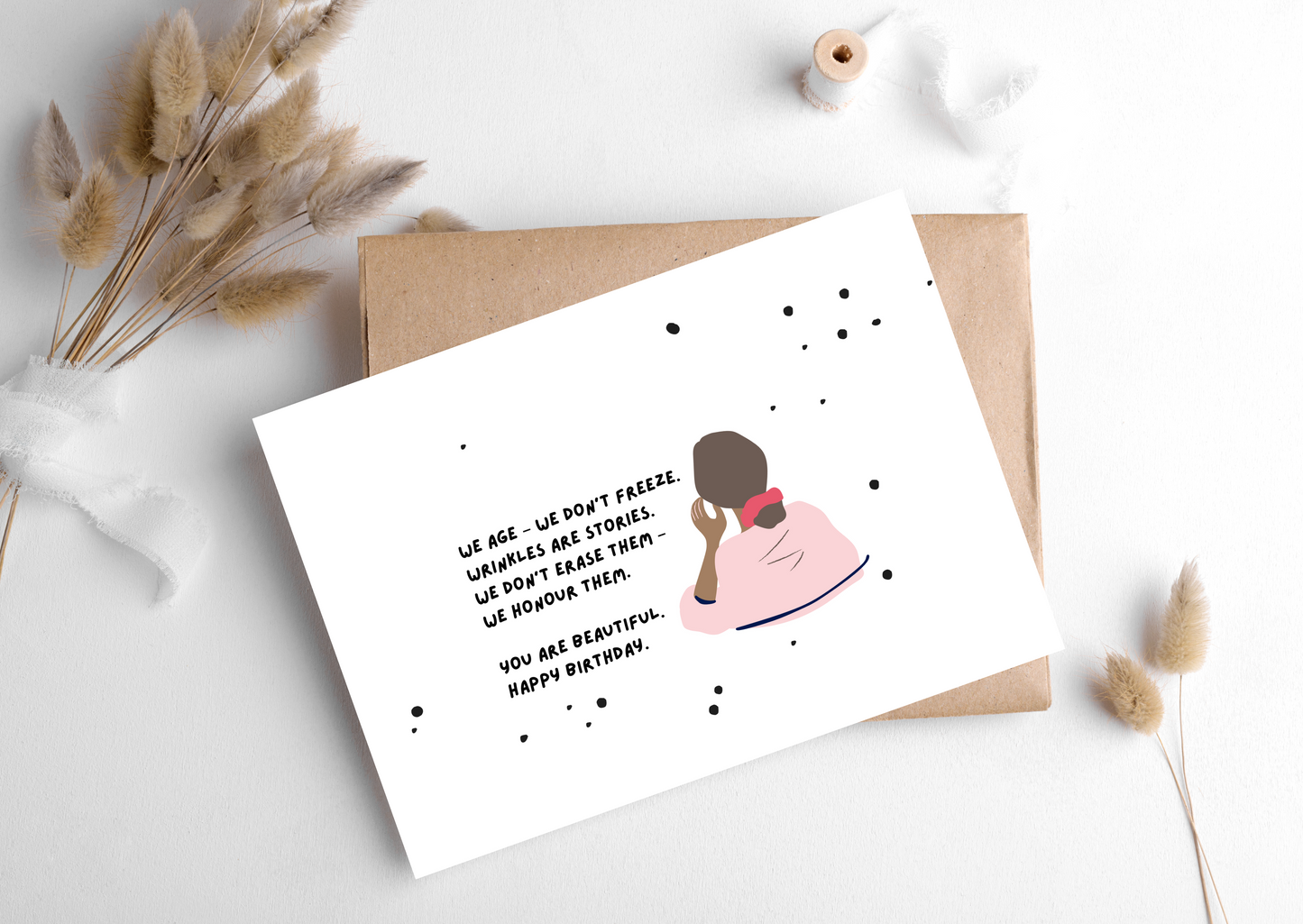 WE AGE, HAPPY BIRTHDAY CARD