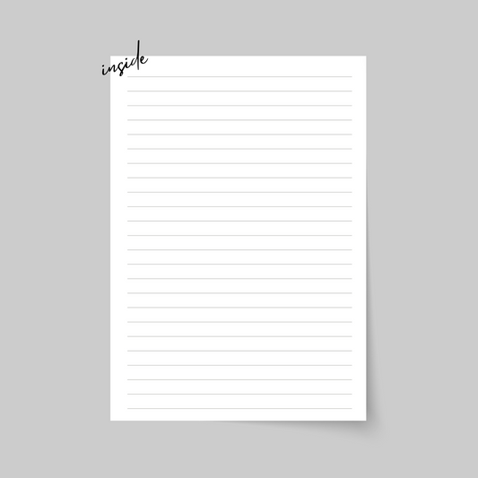 MY PERSONAL WRITING JOURNAL ''Z'' LINED NOTEBOOK