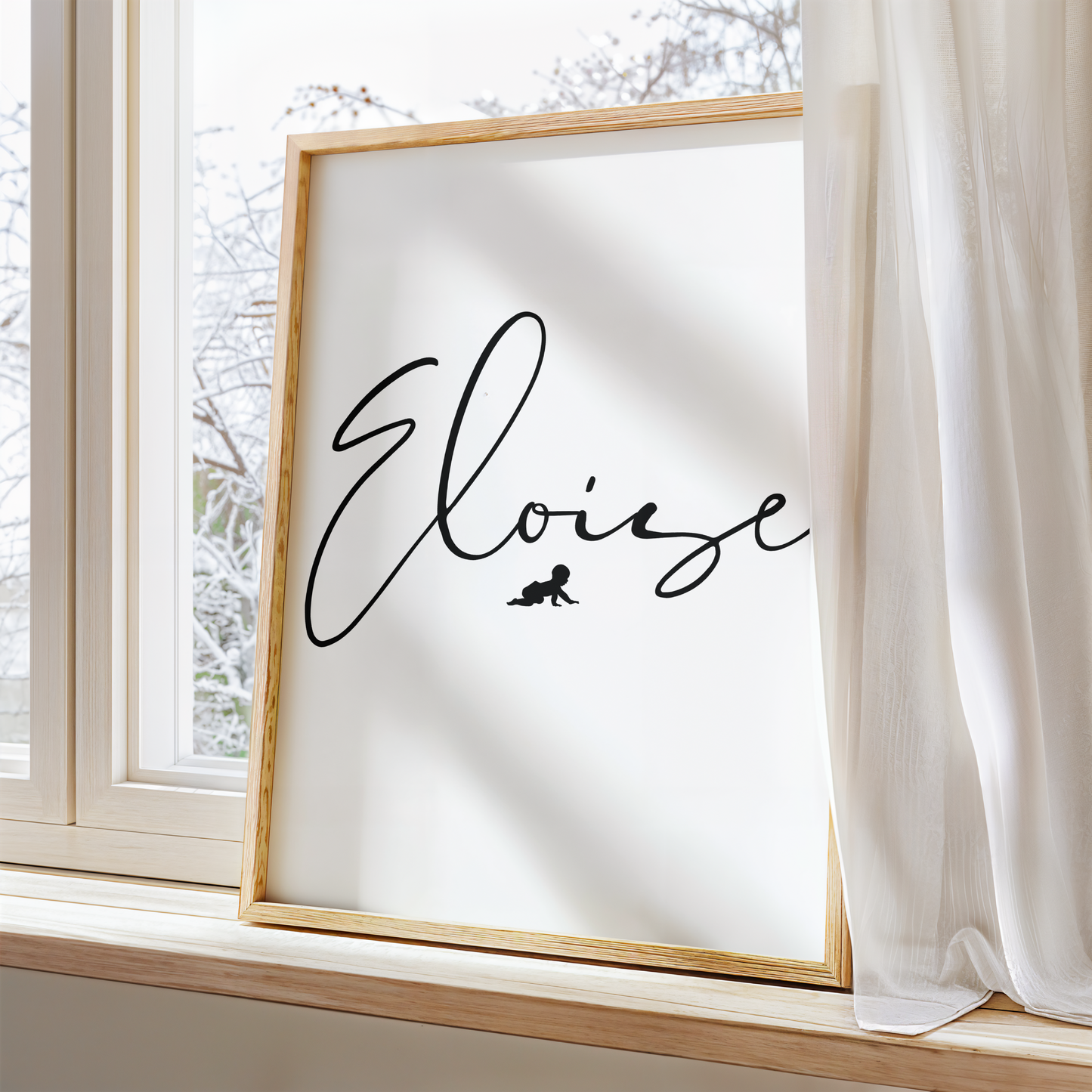 Personalised Baby Name Print