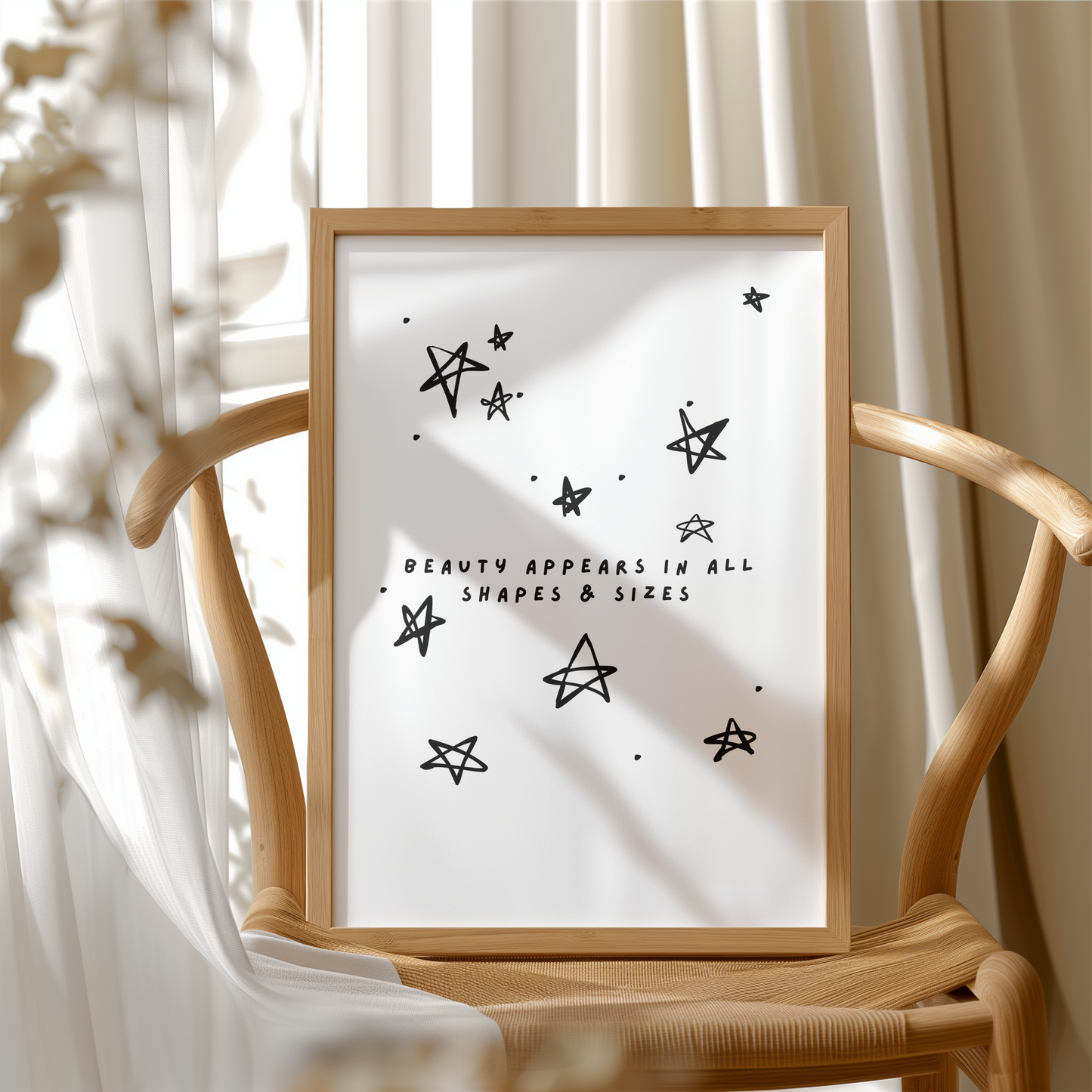 Beauty Appears In All Shapes Print