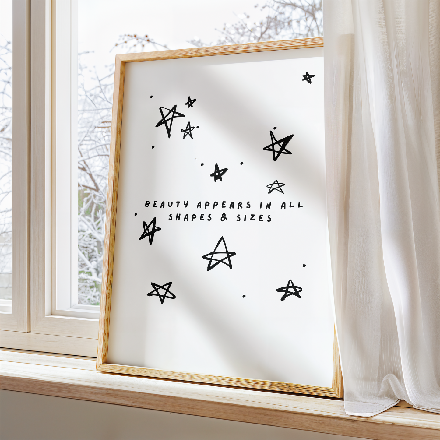 Beauty Appears In All Shapes Print