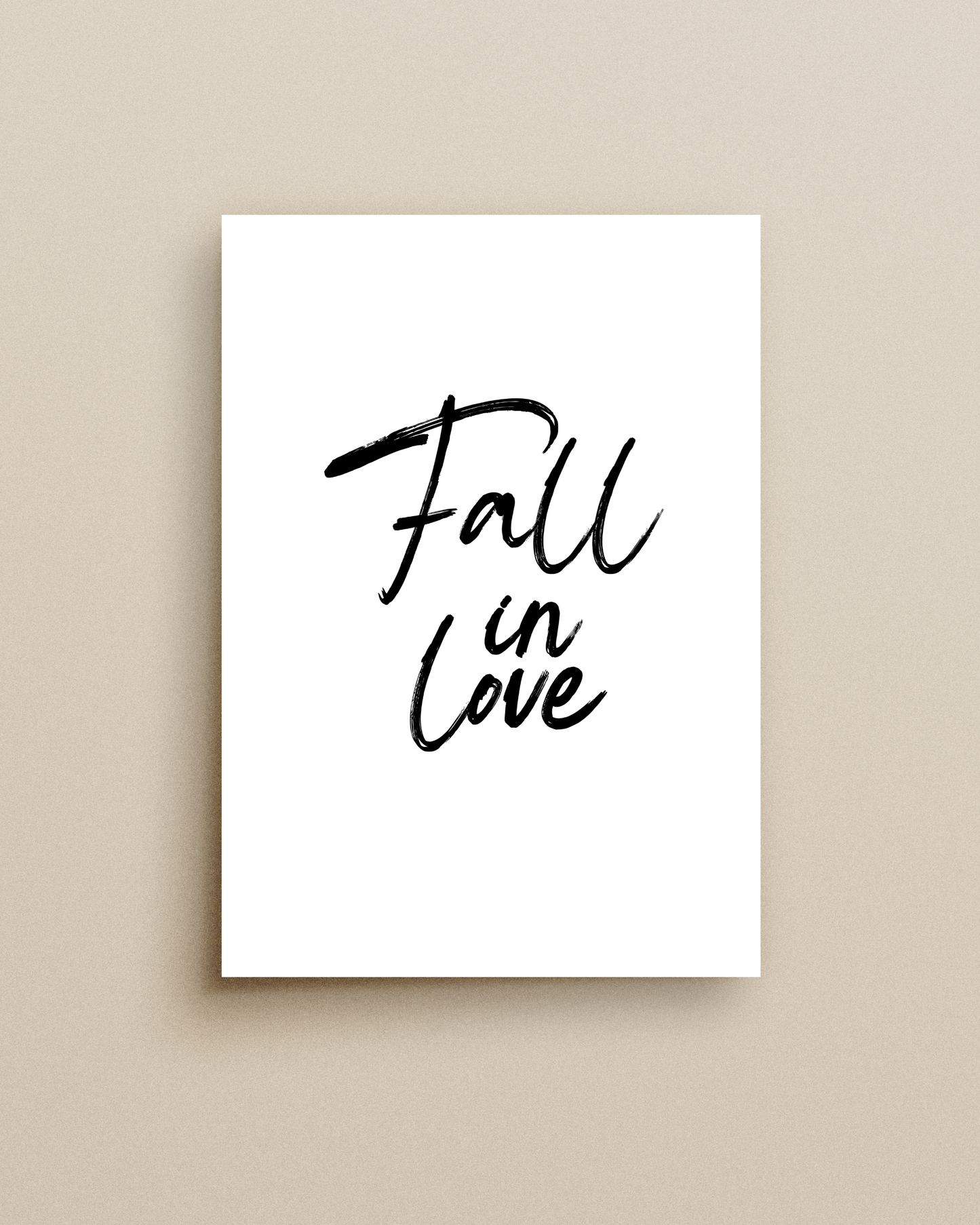 Fall In Love Print