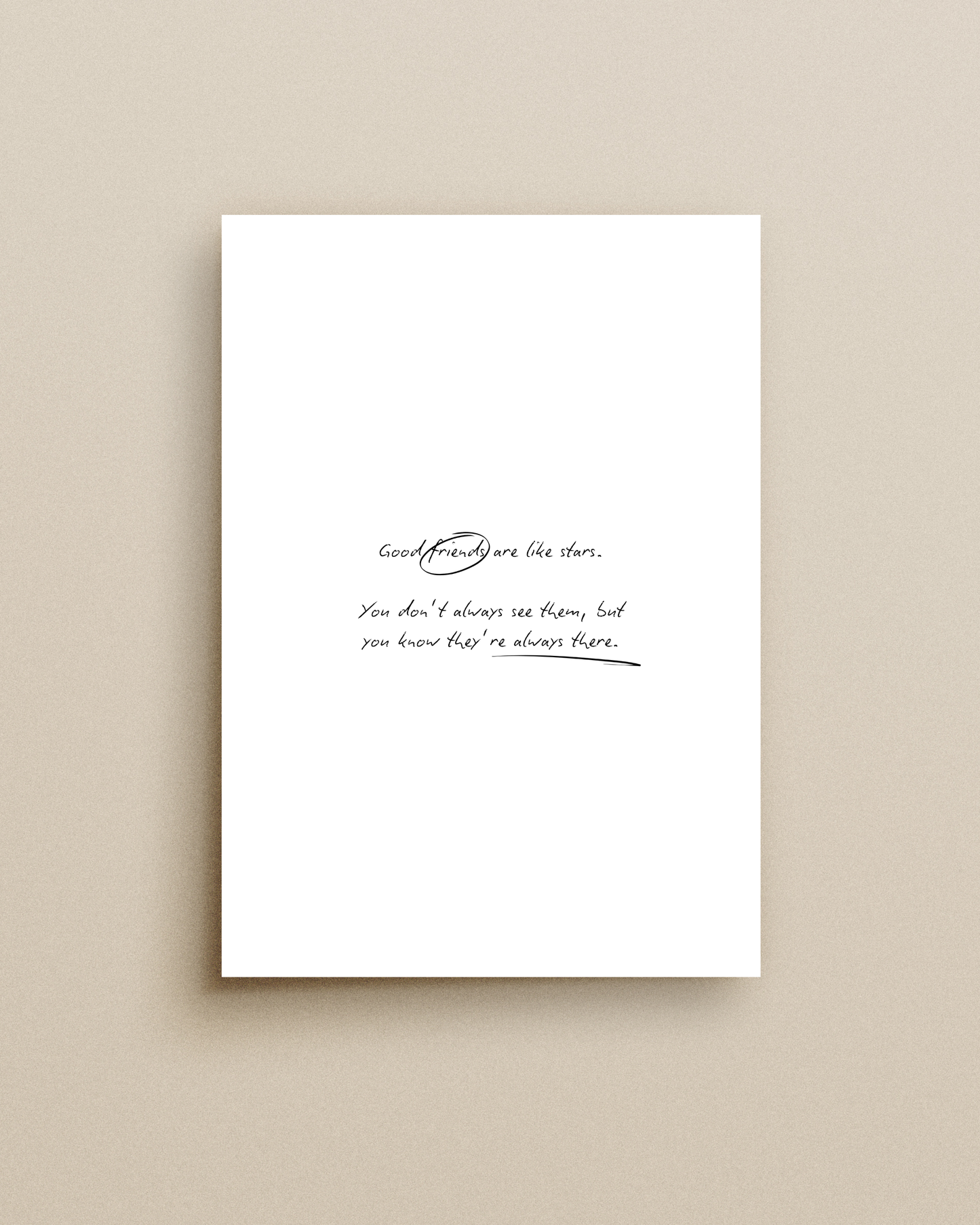 Good Friends Print