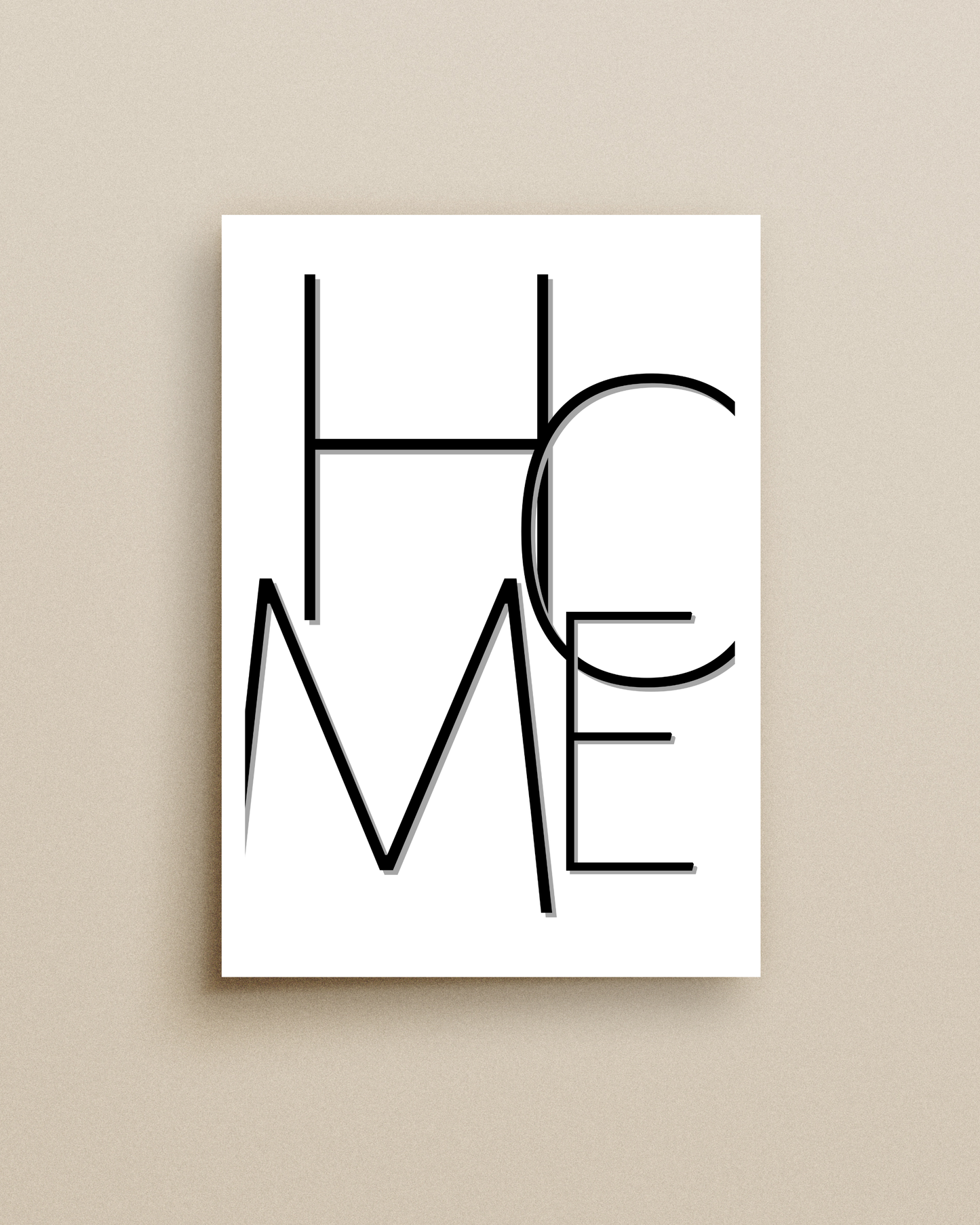 Home Font Print