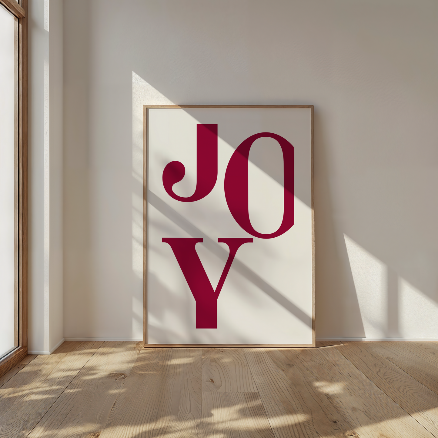 Red Joy Print