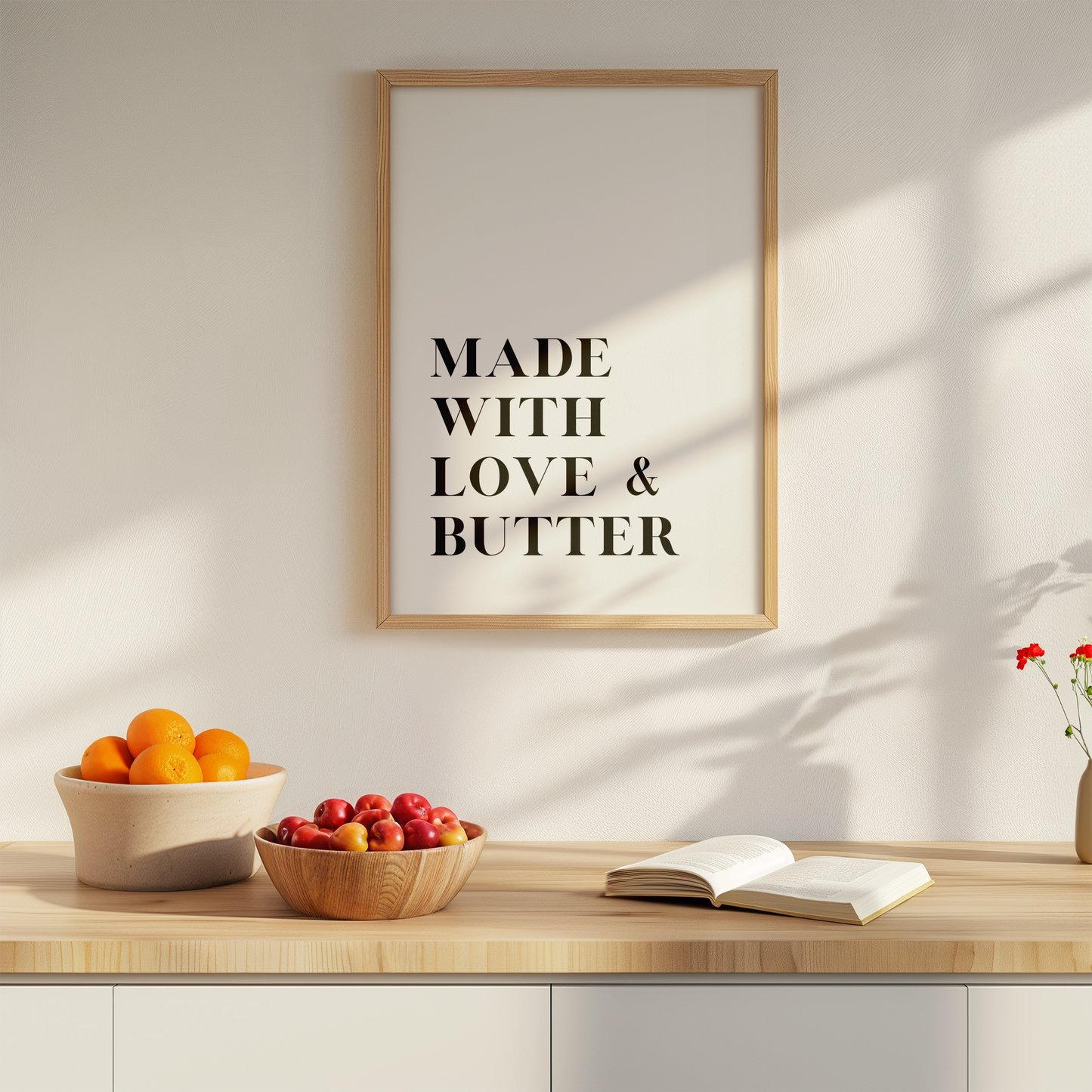 Made With Love & Butter Print