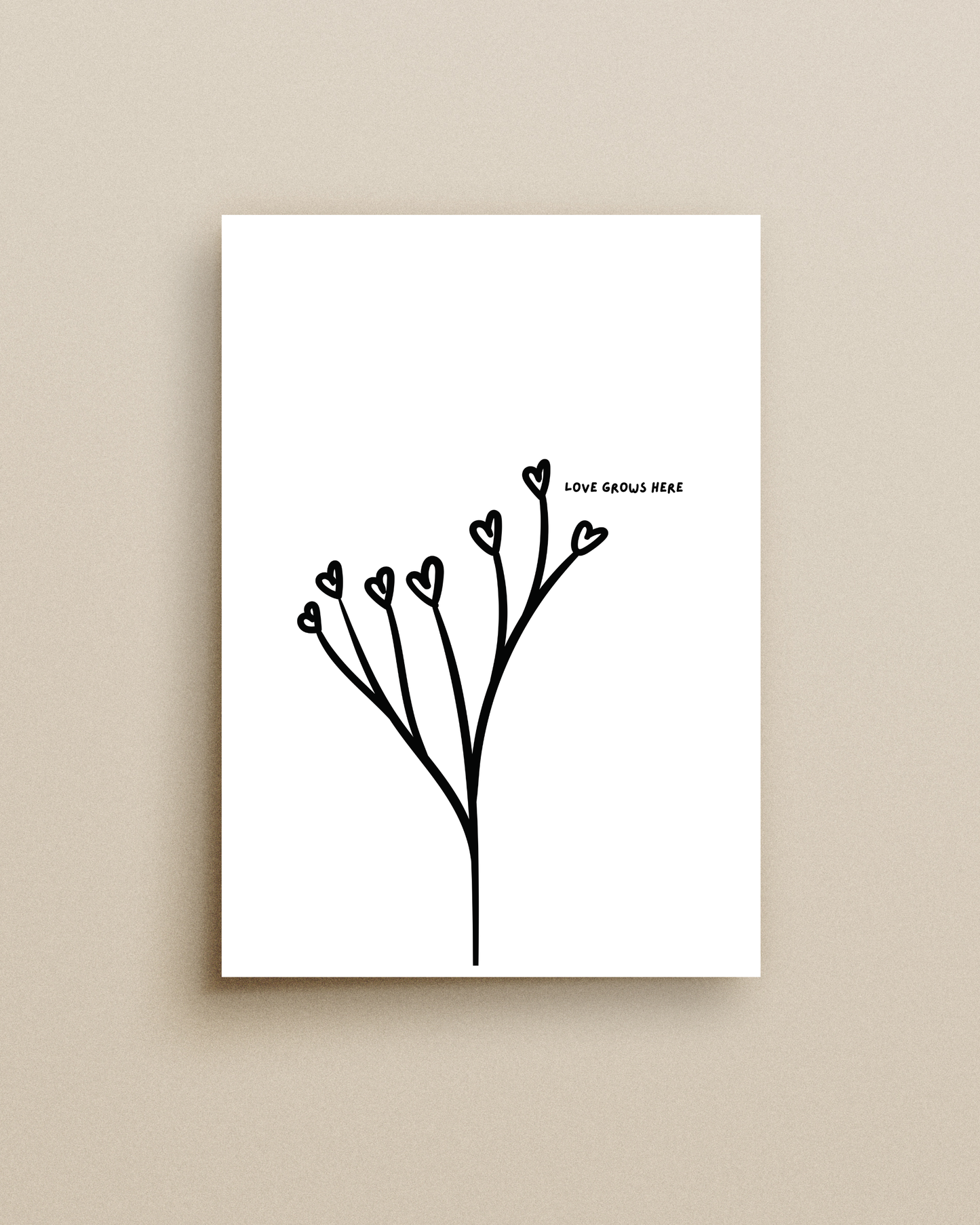Love Grows Here Print