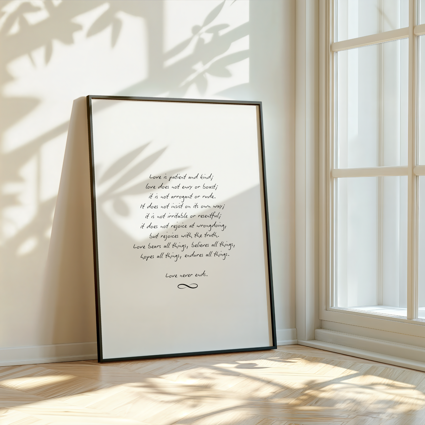 Love Never Ends Print