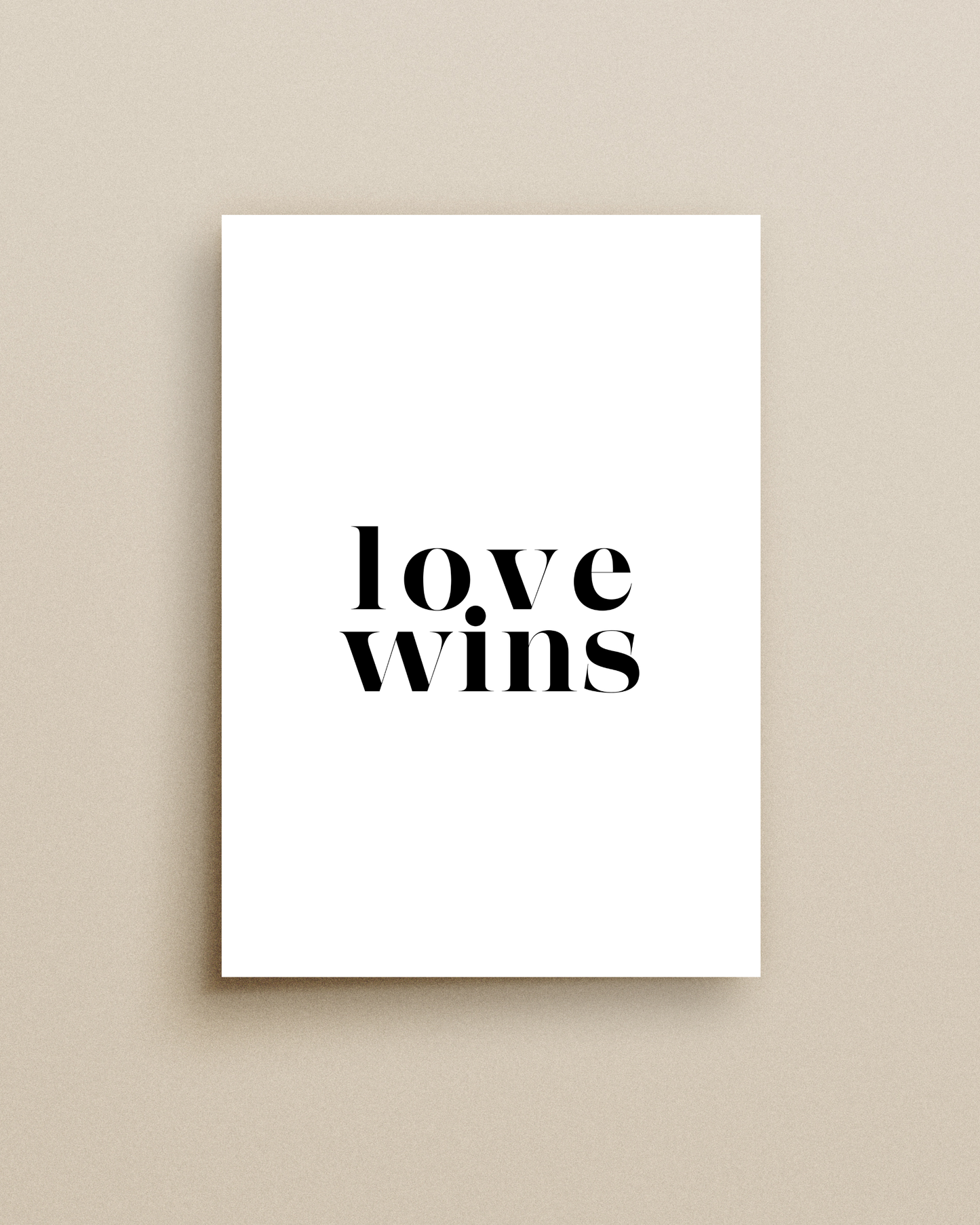 Love Wins Print