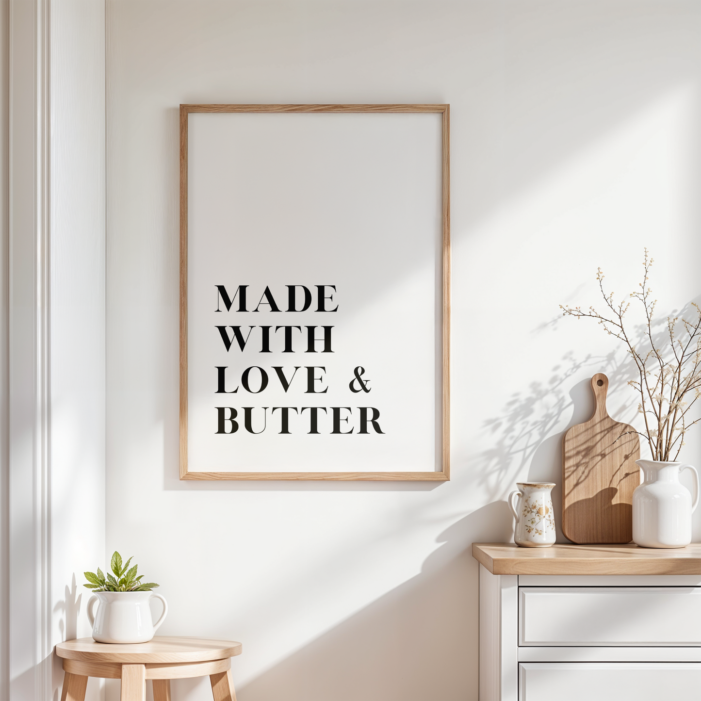 Made With Love & Butter Print