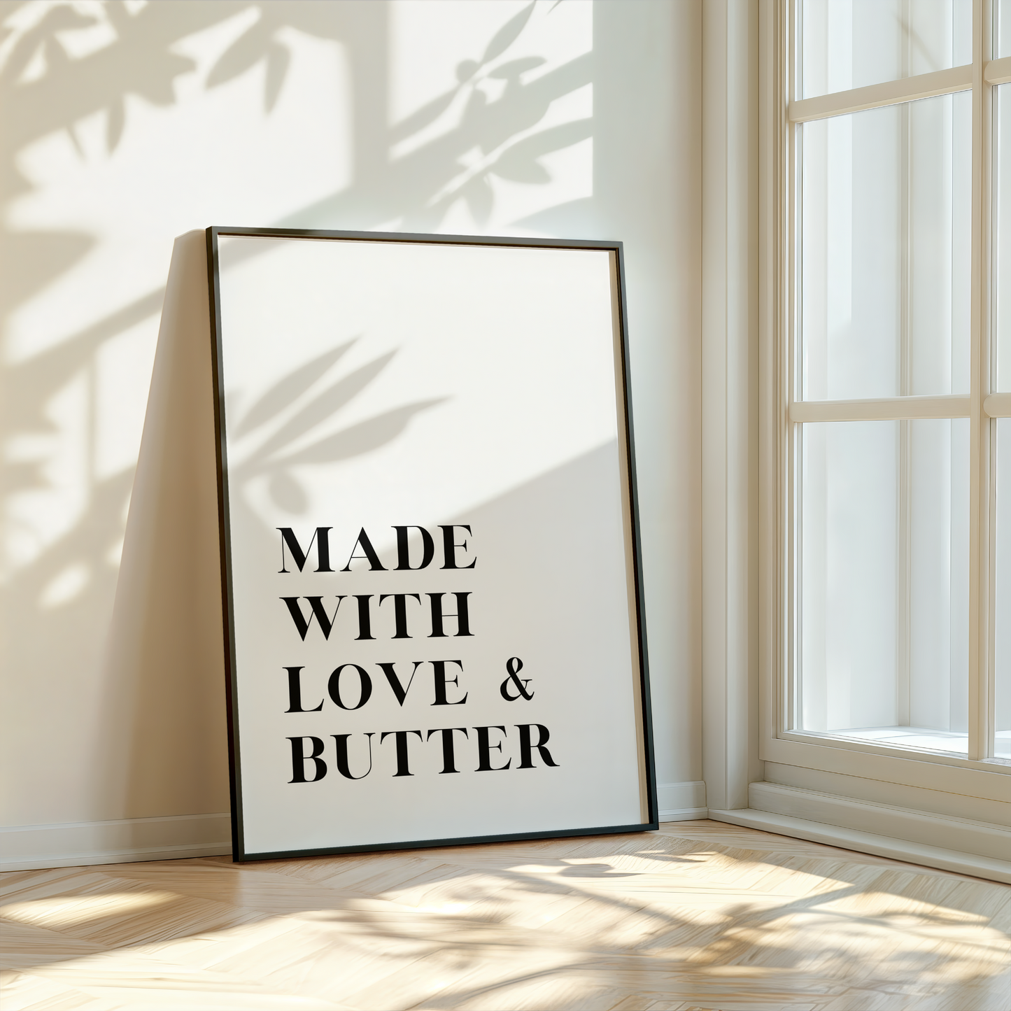 Made With Love & Butter Print
