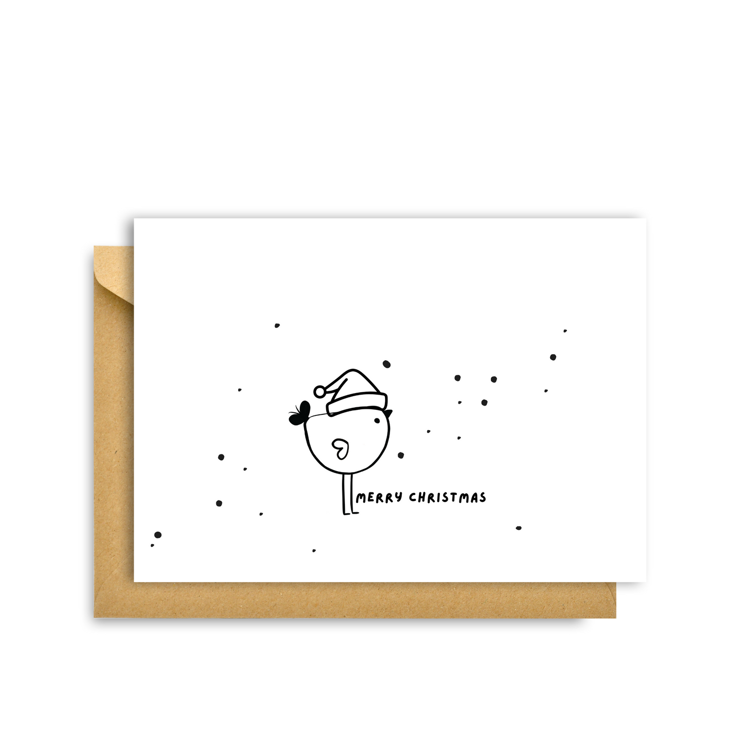 CHRISTMAS BIRD CARD