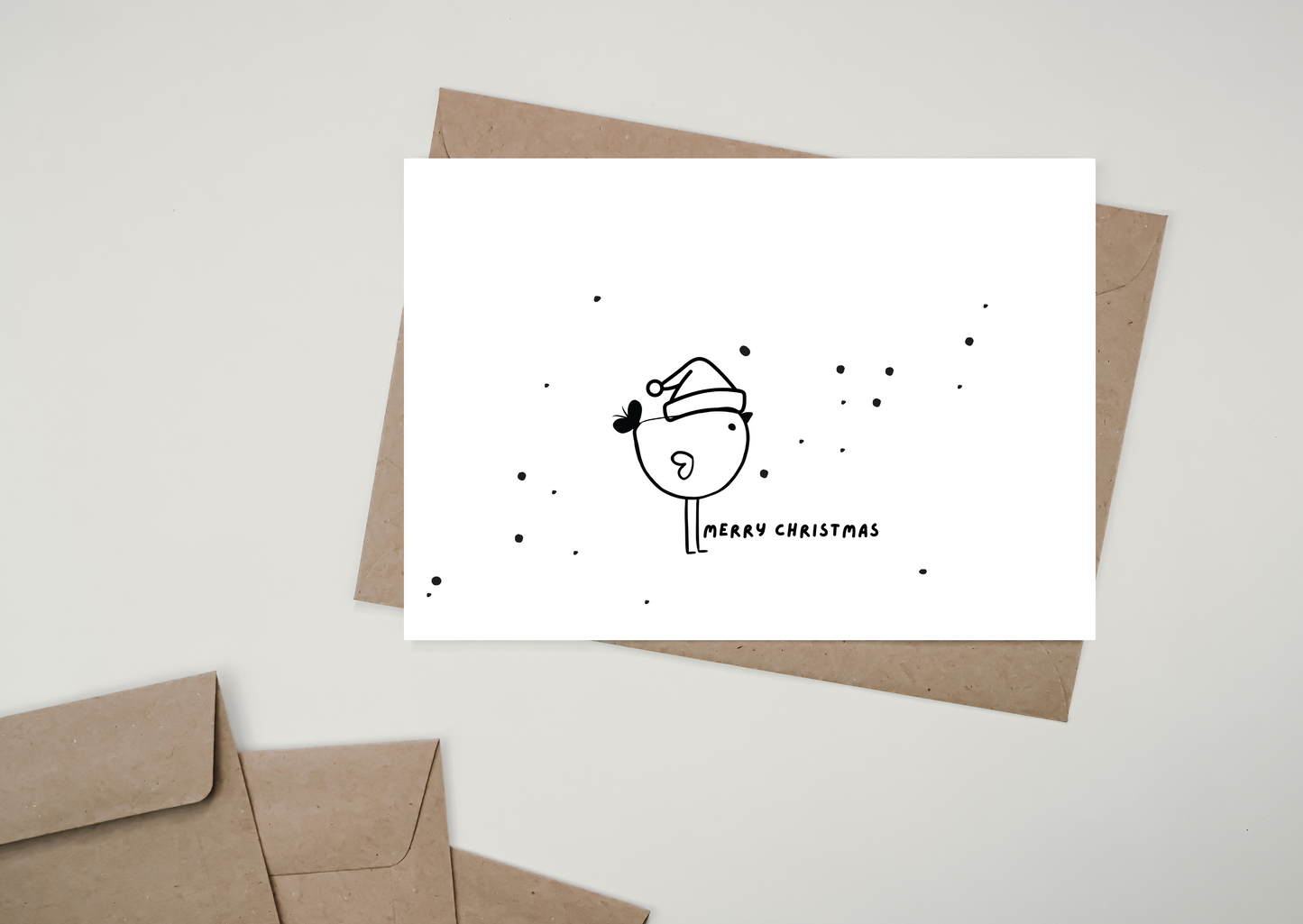 CHRISTMAS BIRD CARD