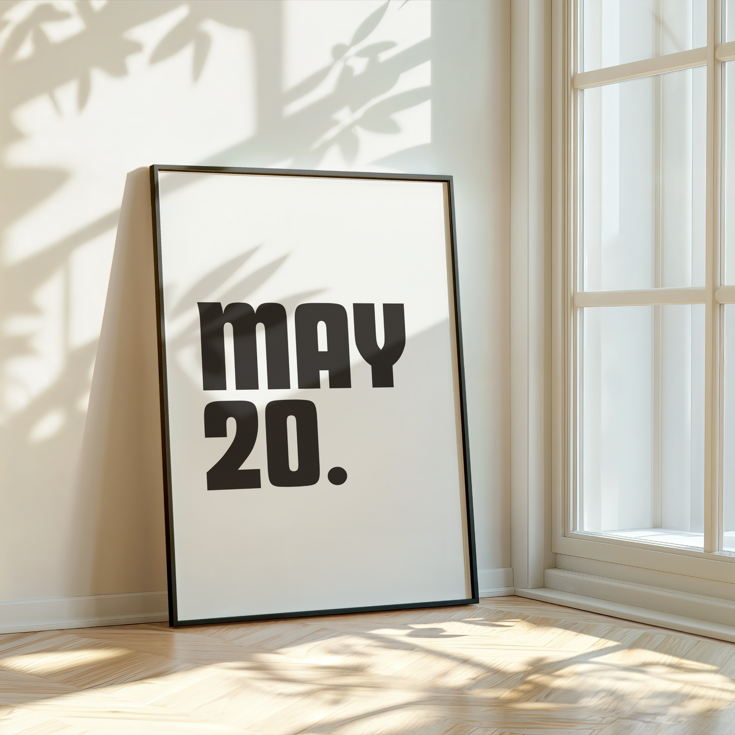 Personalised Date Print