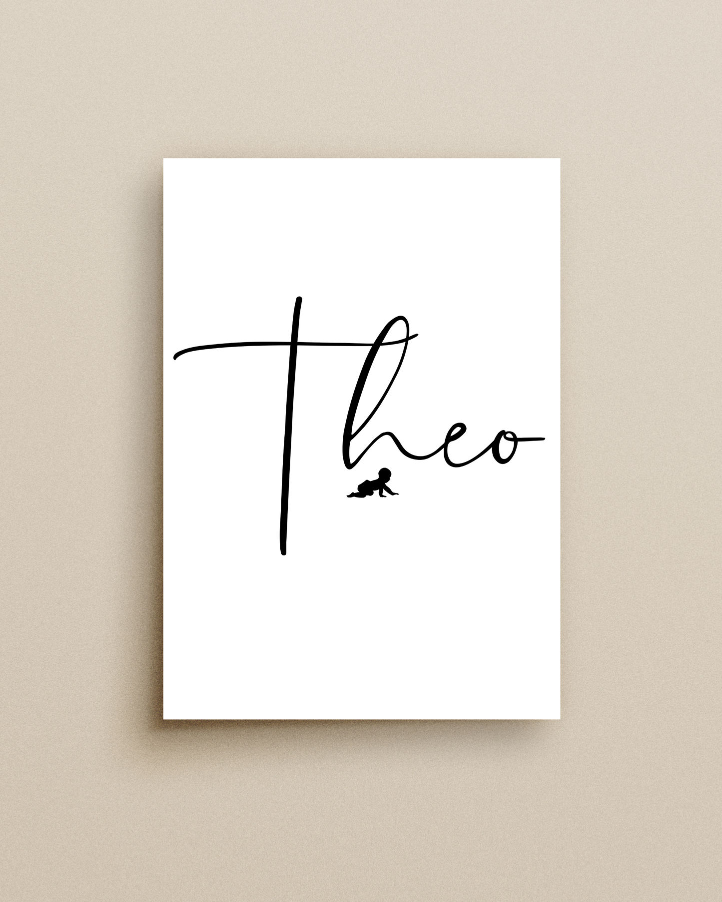 Personalised Baby Name Print