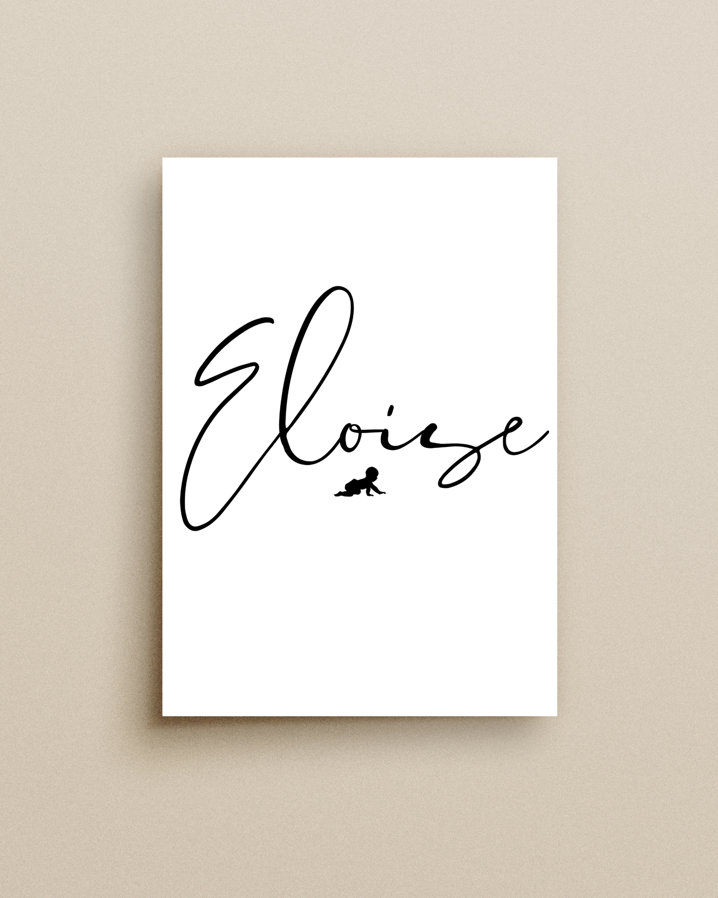 Personalised Baby Name Print