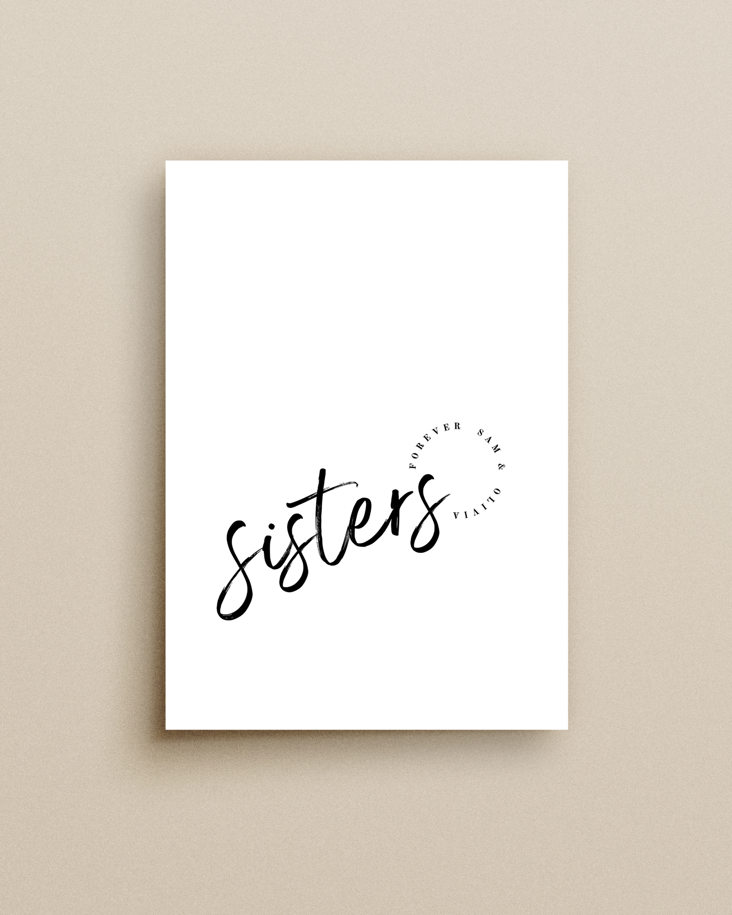 Sisters Forever Print