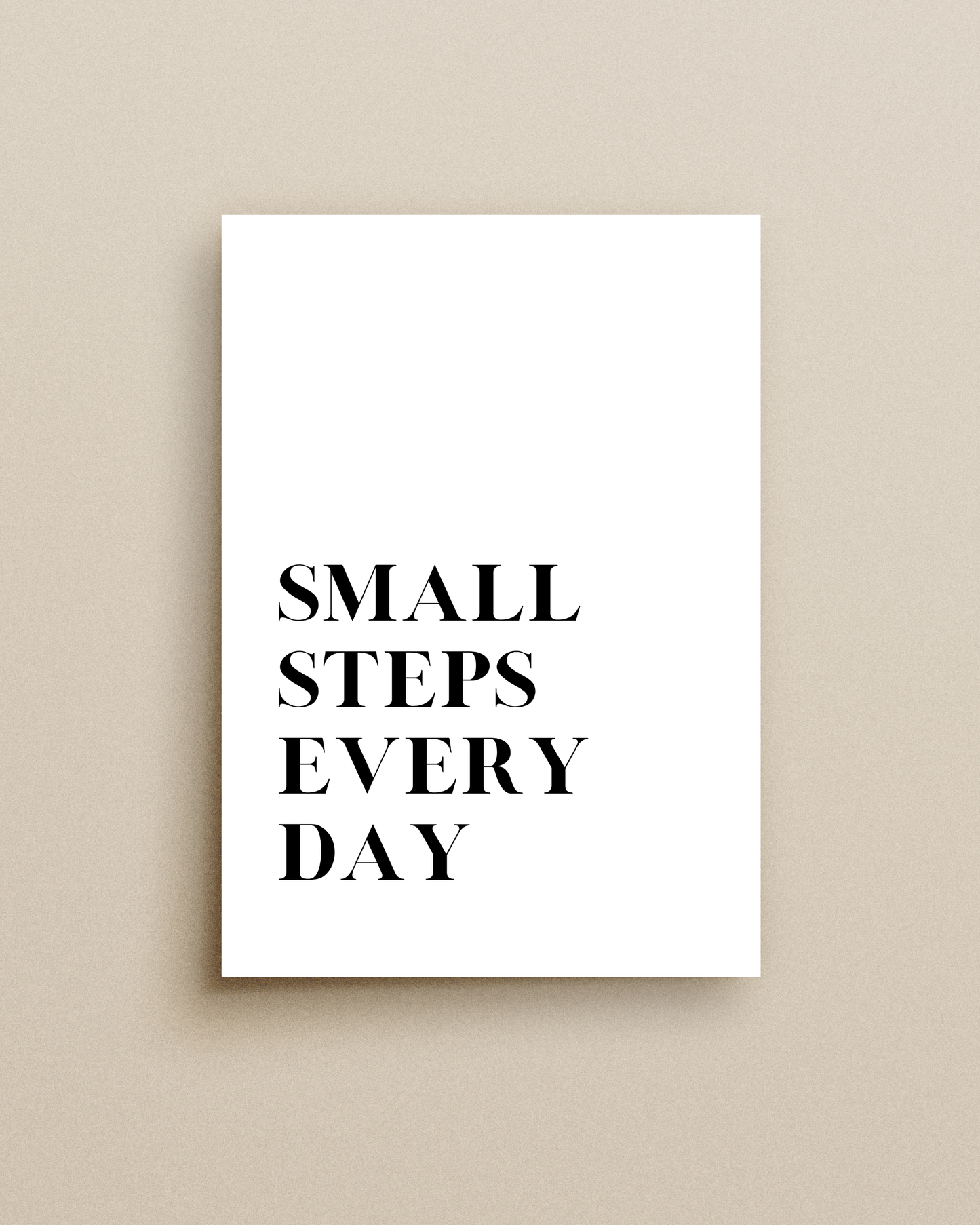 Small Steps Print