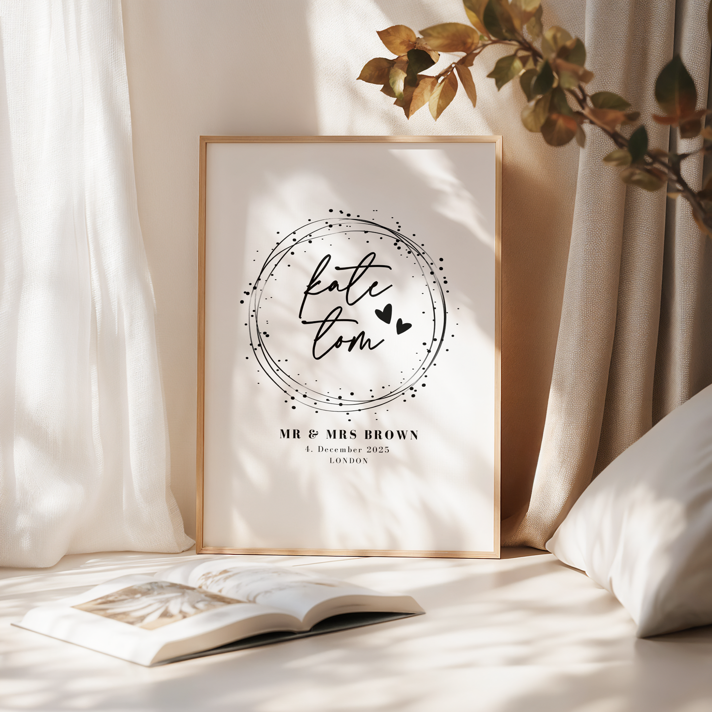 Personalised Mr & Mrs Print
