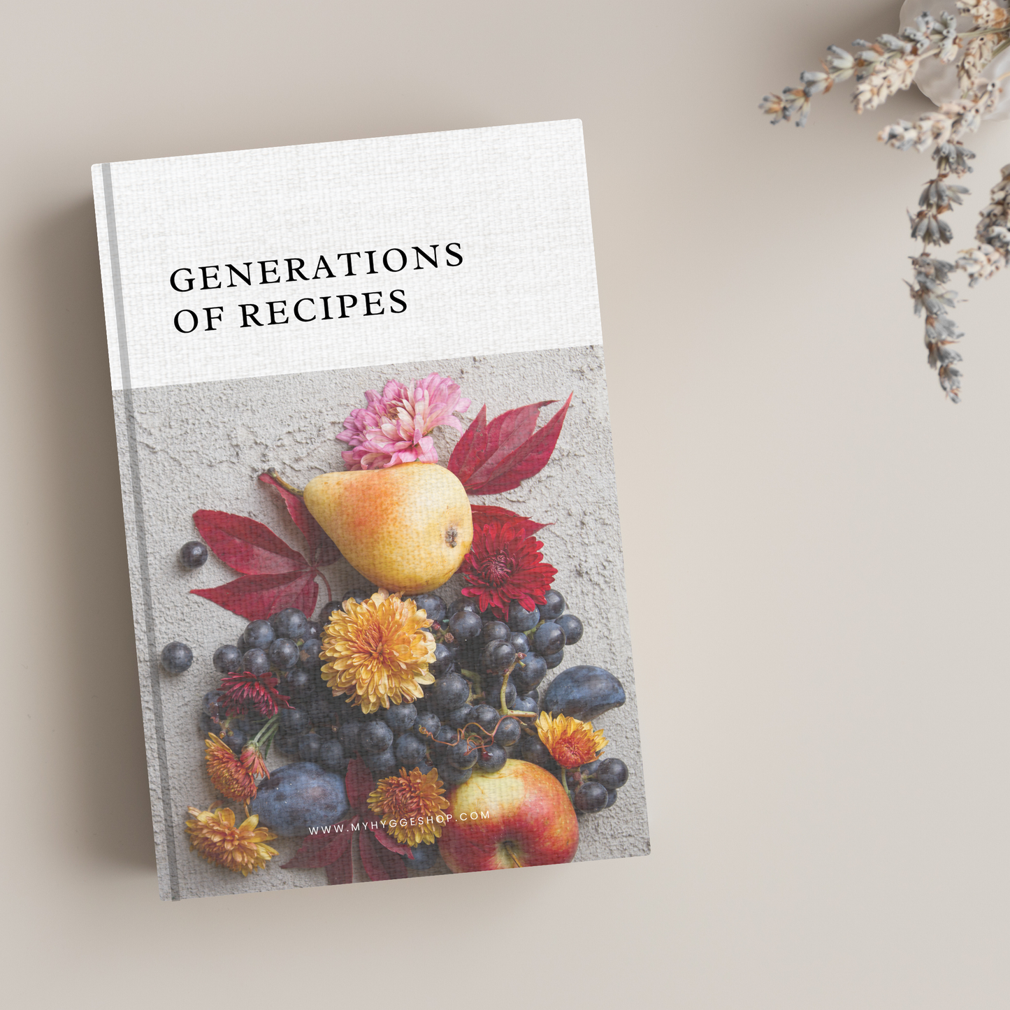 Generations of Recipes, Lined Notebook
