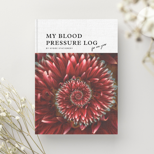 MY BLOOD PRESSURE LOG, NOTEBOOK