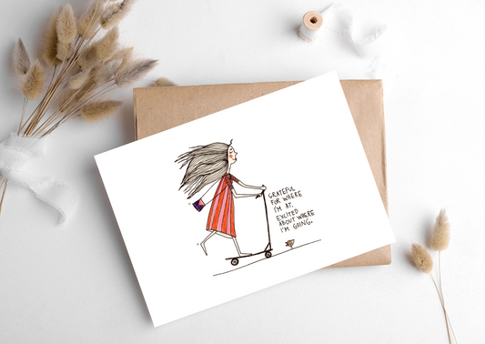 Grateful and Excited Card