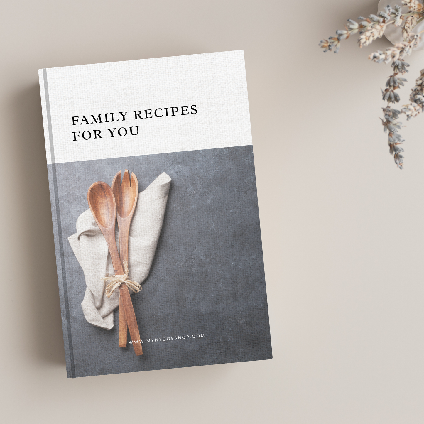 FAMILY RECIPES FOR YOU, HARDCOVER NOTEBOOK
